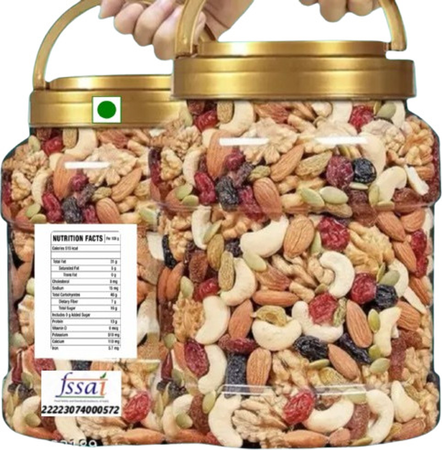 Image of SHIVAAY mix dry fruits and seeds 1kg great trial nut mix premium Almonds, Cashews, Apricots, Raisins, Assorted Seeds & Nuts, Dry Dates