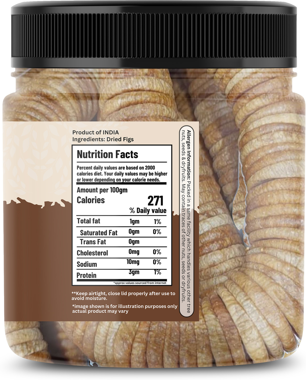 Image of SHYAM HARVEST AFGANI ANJEER PACK OF 1000GM I TASTY AND HEALTHY DRIED Figs