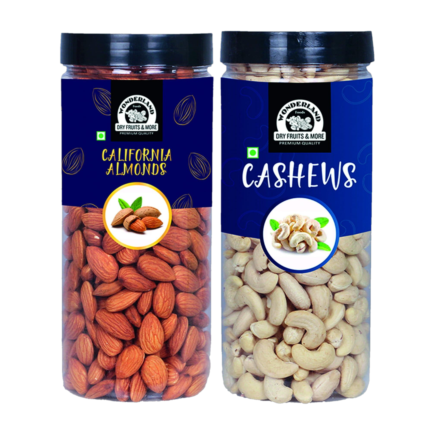 WONDERLAND Premium Almond and Cashew 1kg Combo - Image 1