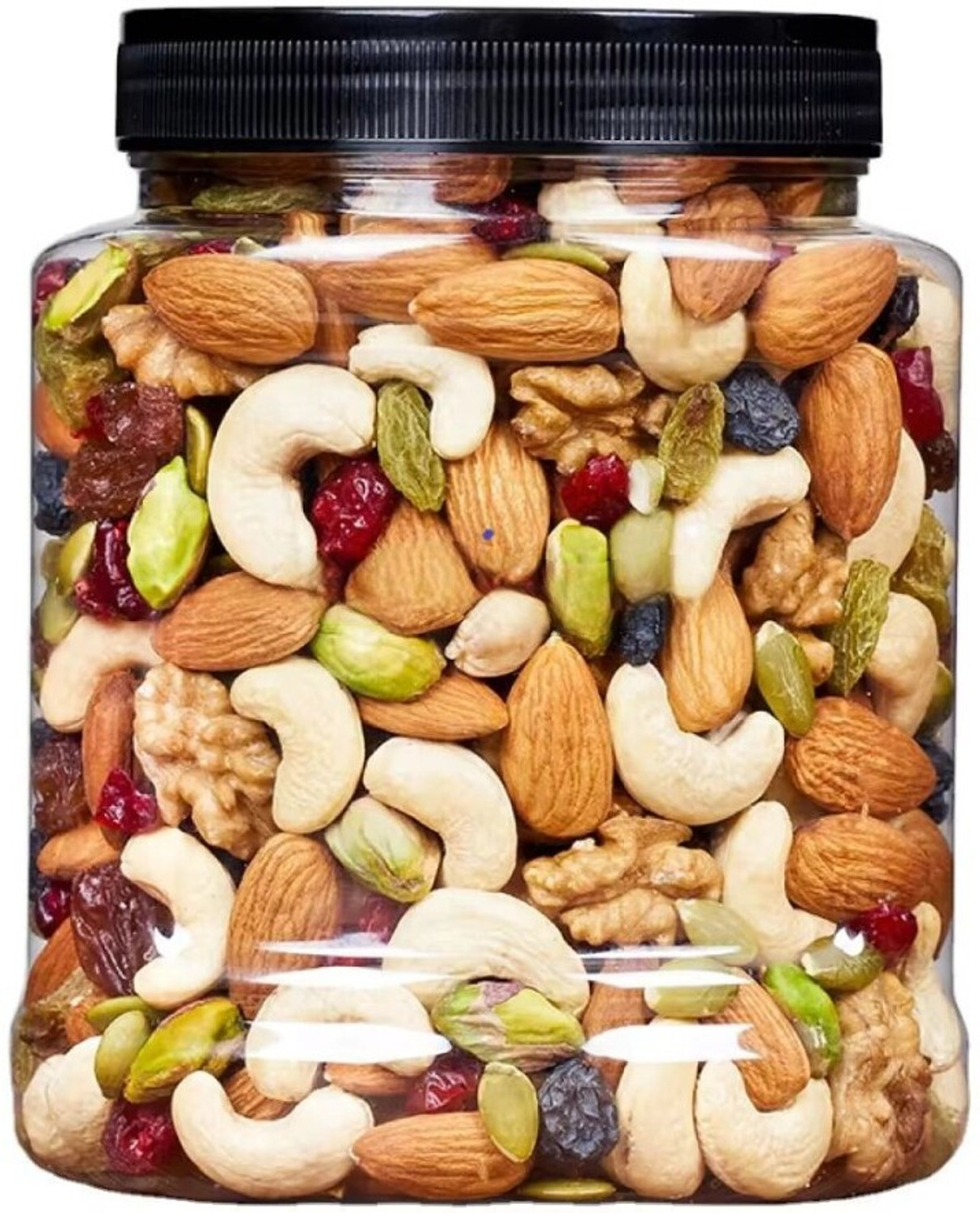 Image of HAI PRABHU mix dry fruits 1kg kaju , badam , dakh Almonds, Cashews, Apricots, Dry Dates, Kiwi, Raisins, Pistachios, Assorted Fruits & Nuts