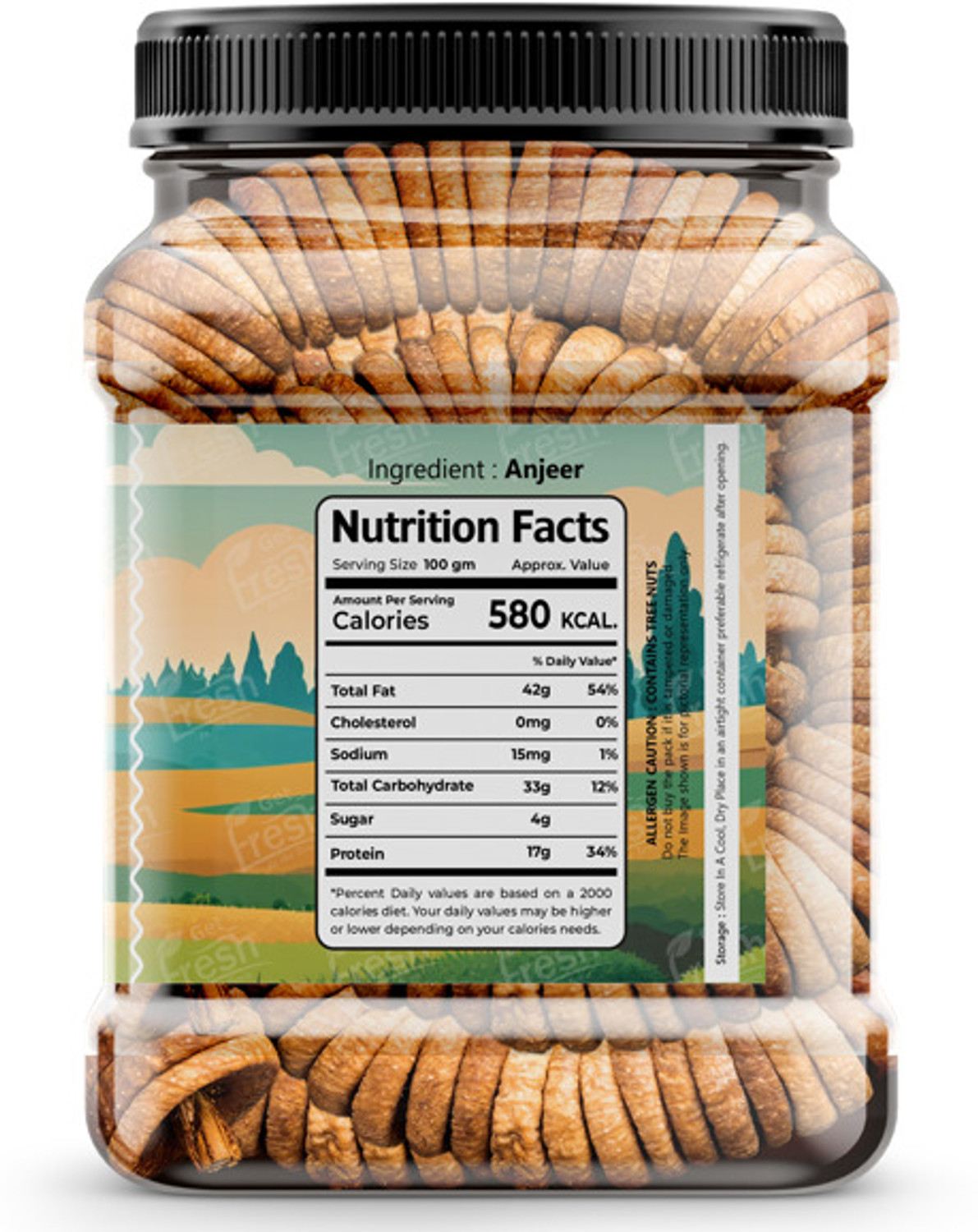 Image of Get Fresh Afghan Anjeer | Known for Its Naturally Mild Sweet | Mountain Figs
