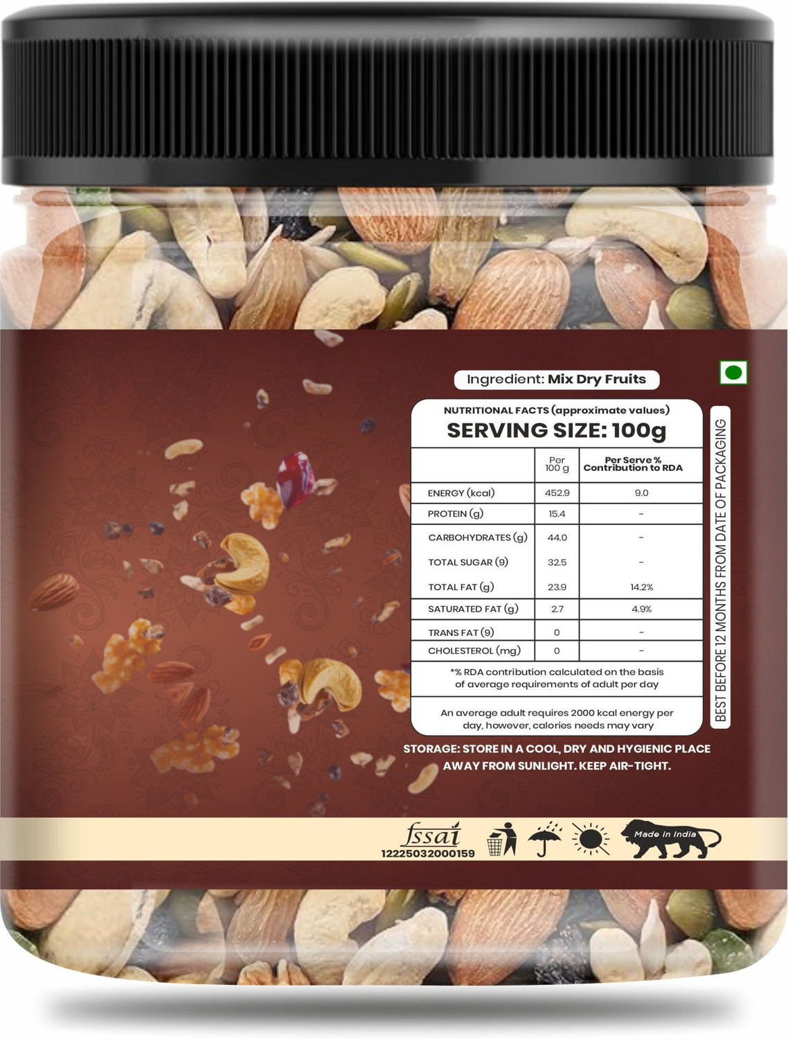 Image of NUTRA KING Mix Dry Fruit | Panchmeva | JAR | A+