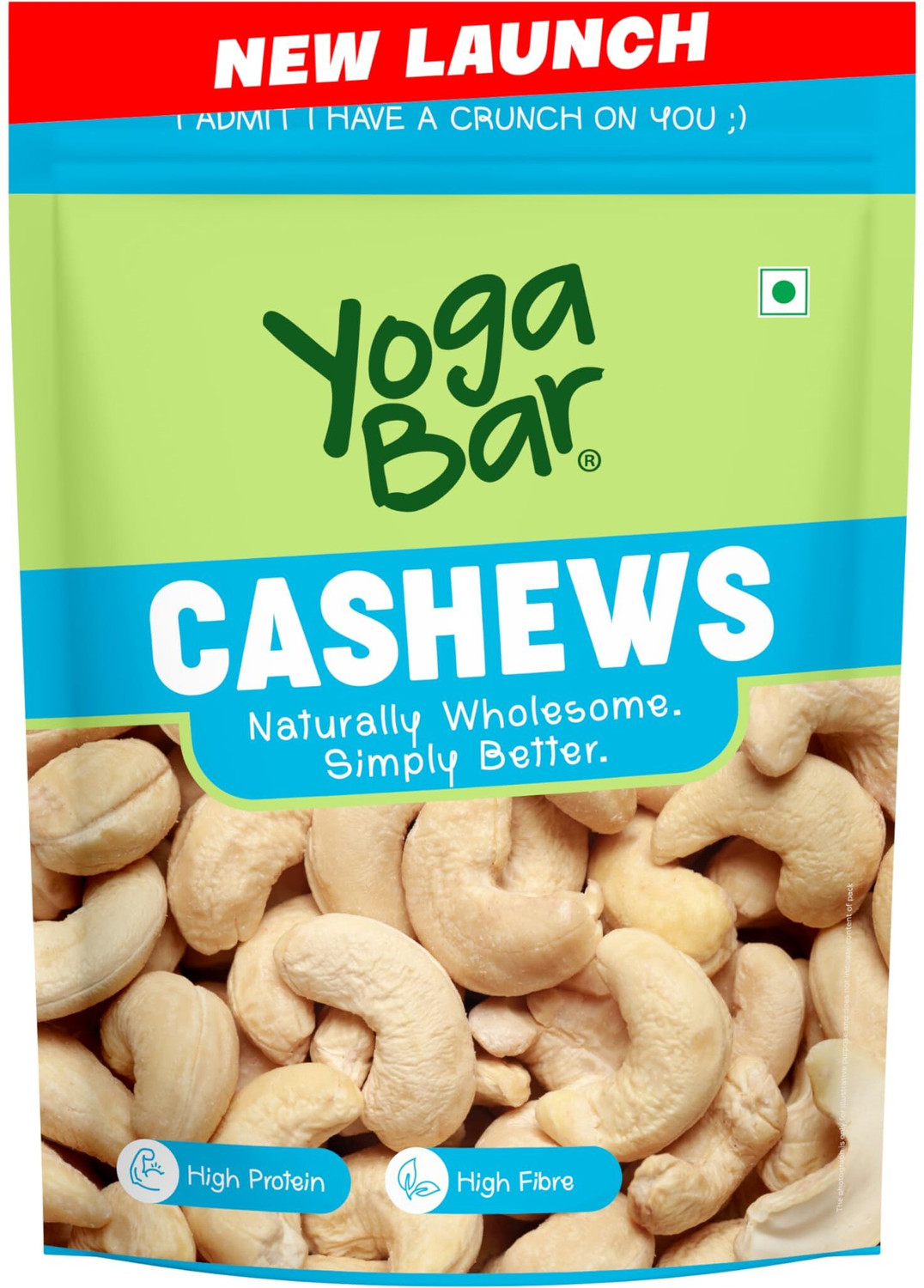 Image of Yogabar Whole Cashews 800g|Ideal for Toppings, Smoothies and Cooking|Rich in Minerals Cashews