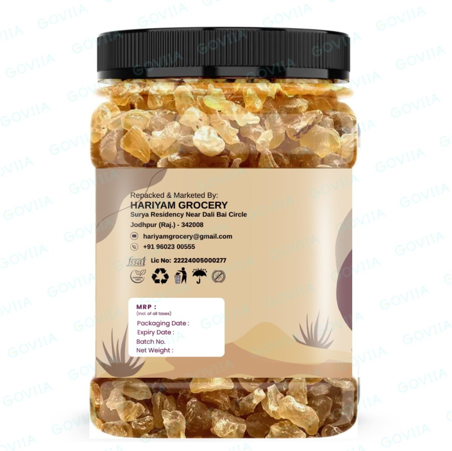 Image of HARIYAM Pure Natural Gond Katira 500gm | High Cooling Properties Dried Gum