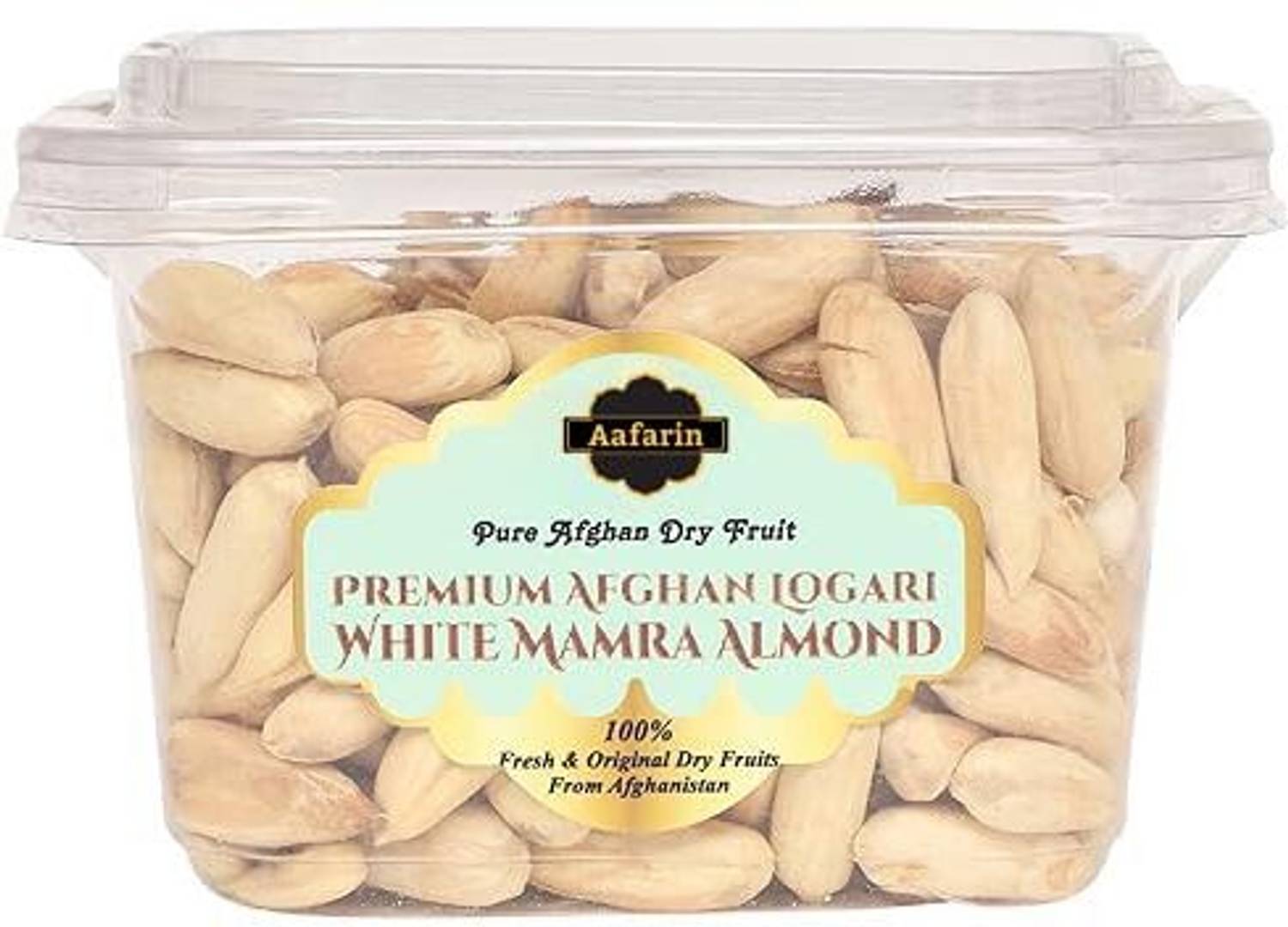 Aafarin LOGARI MAMRA ALMOND ( WHITE SHAHI MAMRA BADAM ) (250 GRM) Almonds