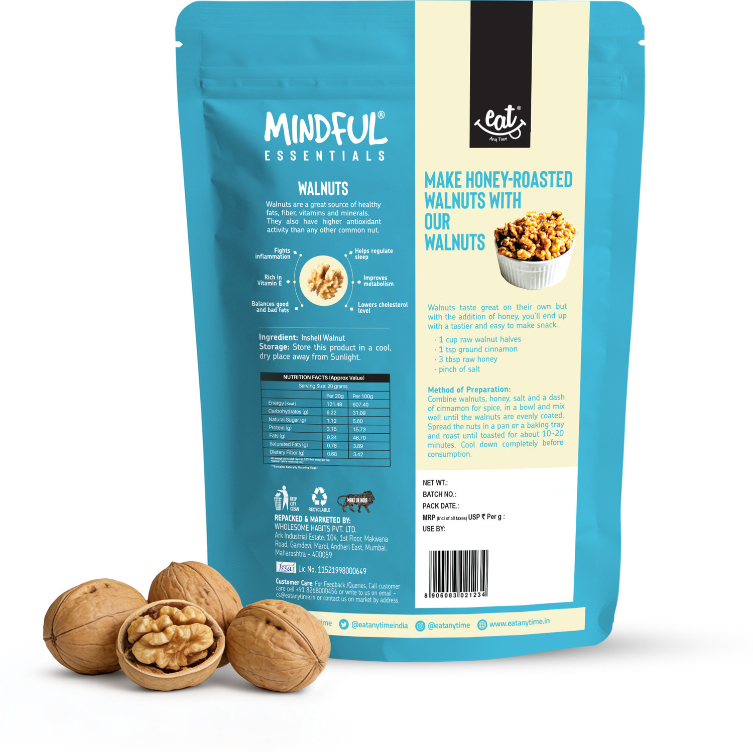 Image of Eat Anytime Inshell Walnuts
