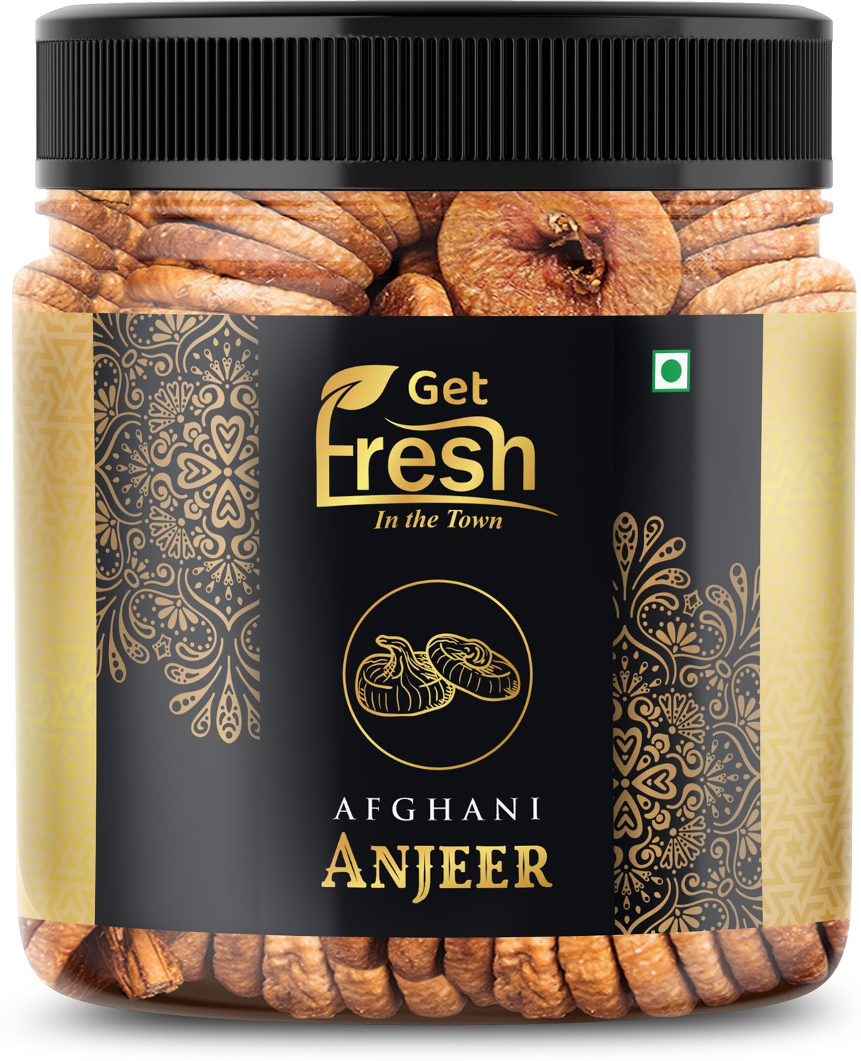 Image of Get Fresh Premium Anjeer Dry Fruits | Dried Figs Combo of (2*250 gm) Jar Packing Figs