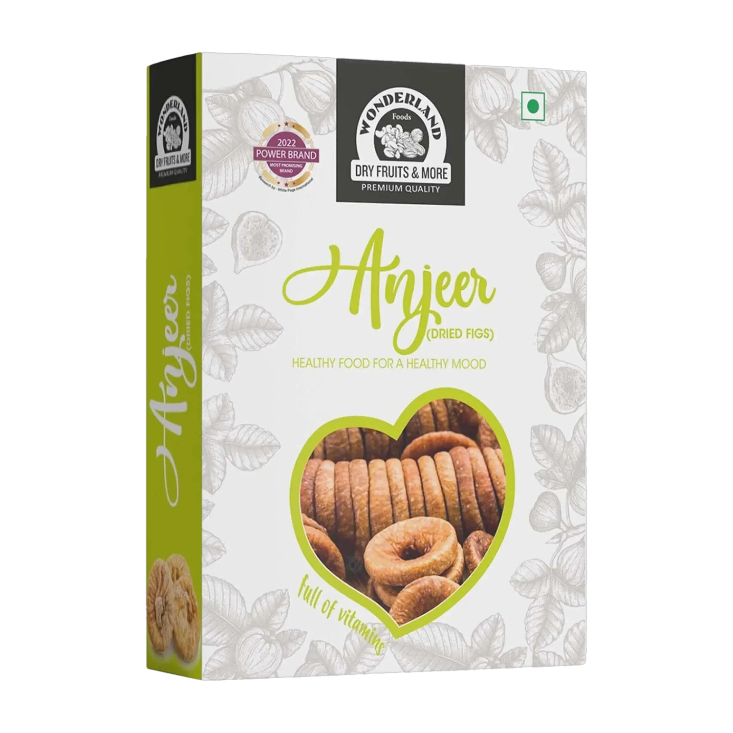 WONDERLAND Foods Anjeer(Dried Figs)200g-Pack of 1 Figs