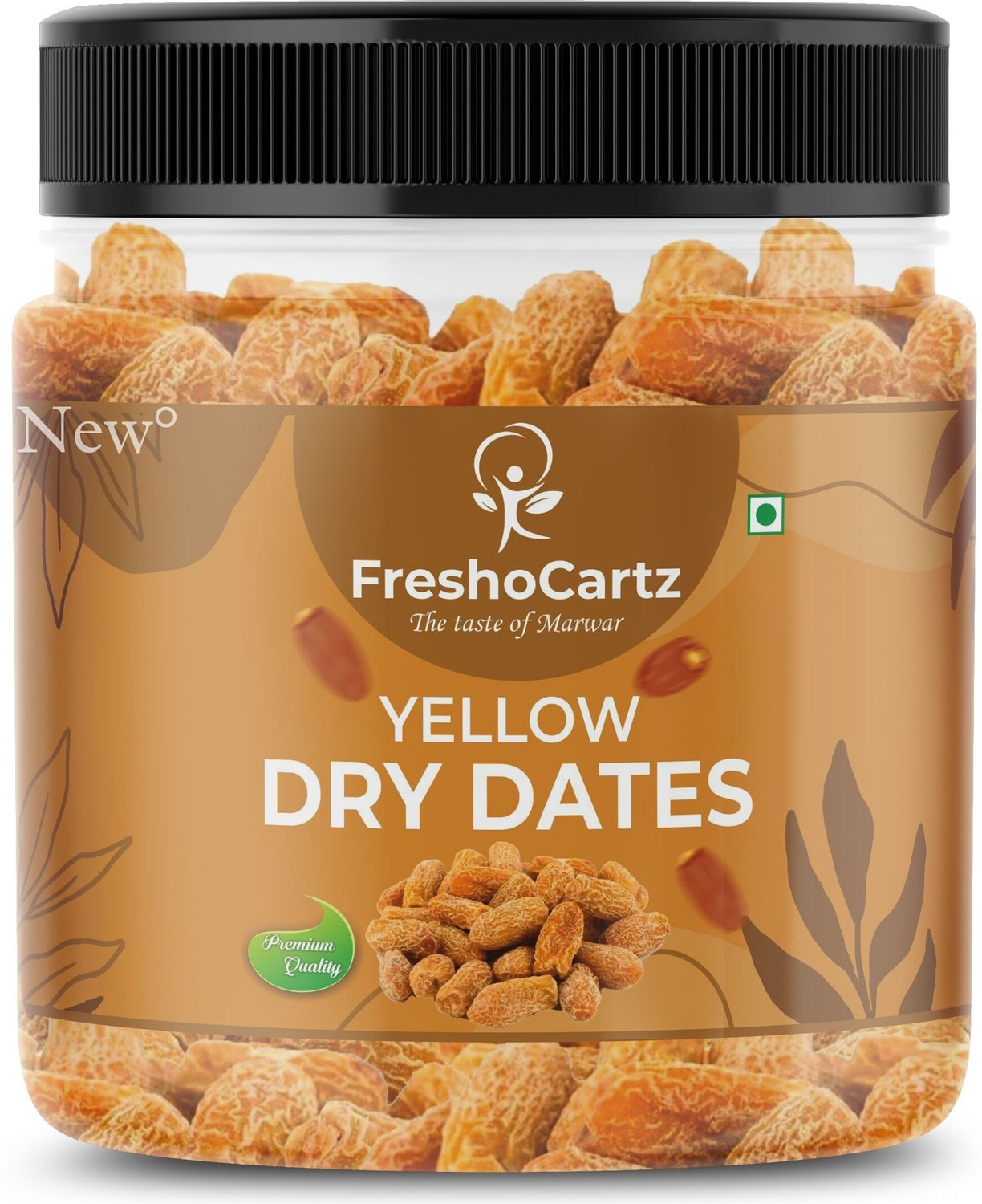 Image of FreshoCartz Yellow Dry Dates | Dry Chuhara | Pili Kharak | Khajur | Dry Fruits Dates | Dates