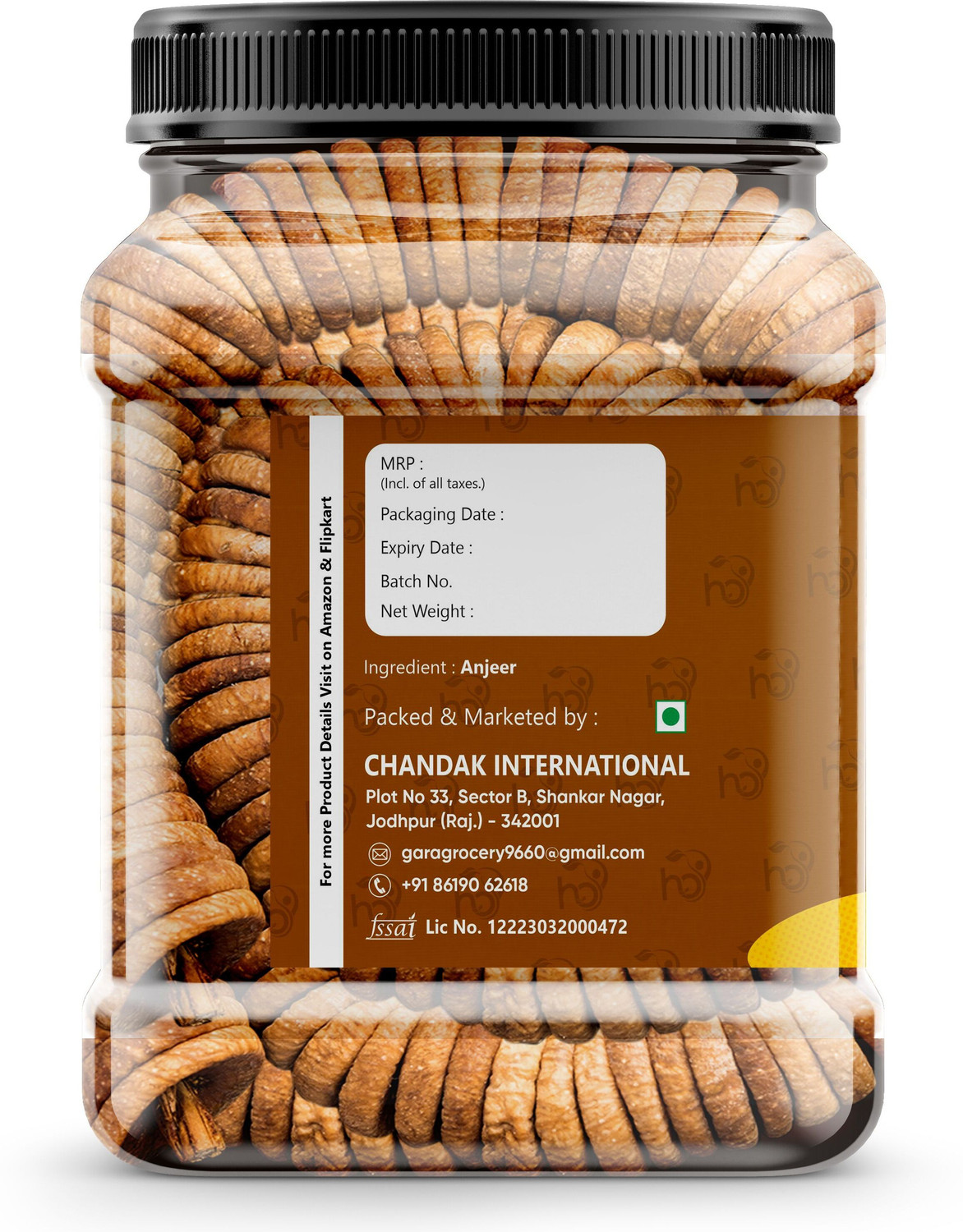 Image of HENLEY Premium Afgani Anjeer - 1kg| Dried Figs | Natural, Fibre & Vitamin Figs Figs