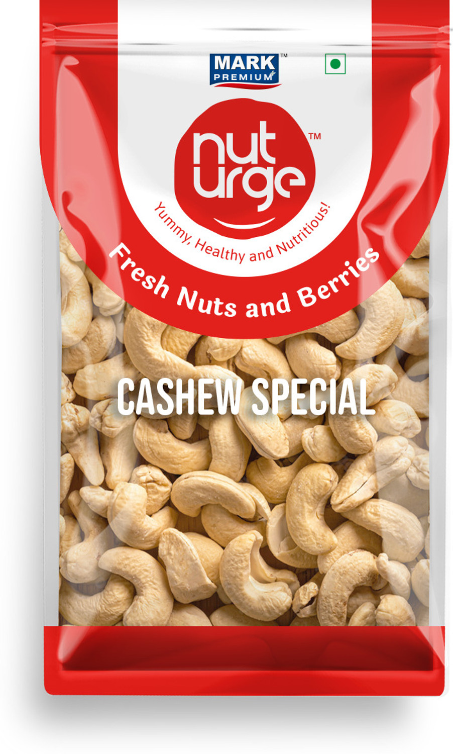 Image of nuturge CASHEW SPECIAL WHOLE (240 Grade) 250g Chestnuts (1 x 250 g)