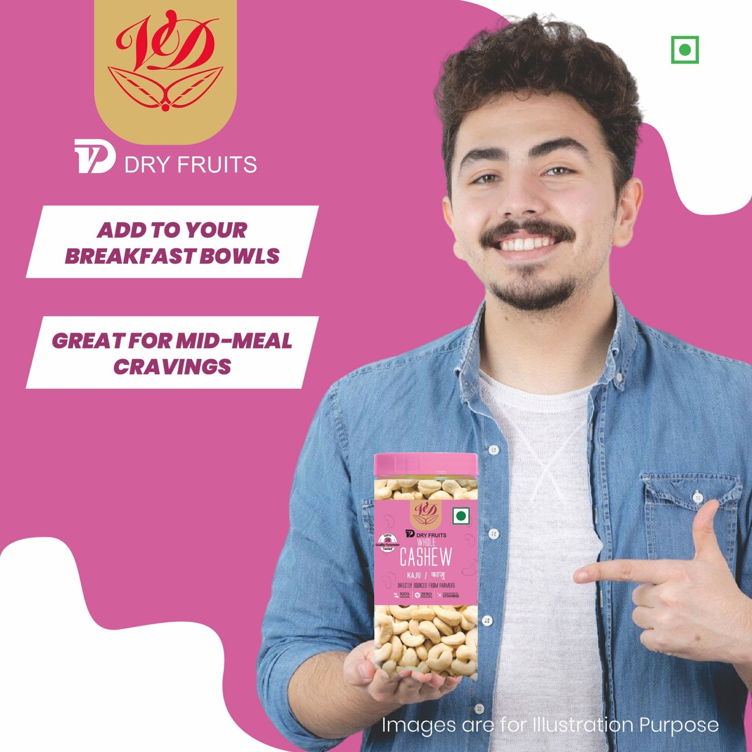 Image of VD Traders Premium Harvest Kaju Cashews