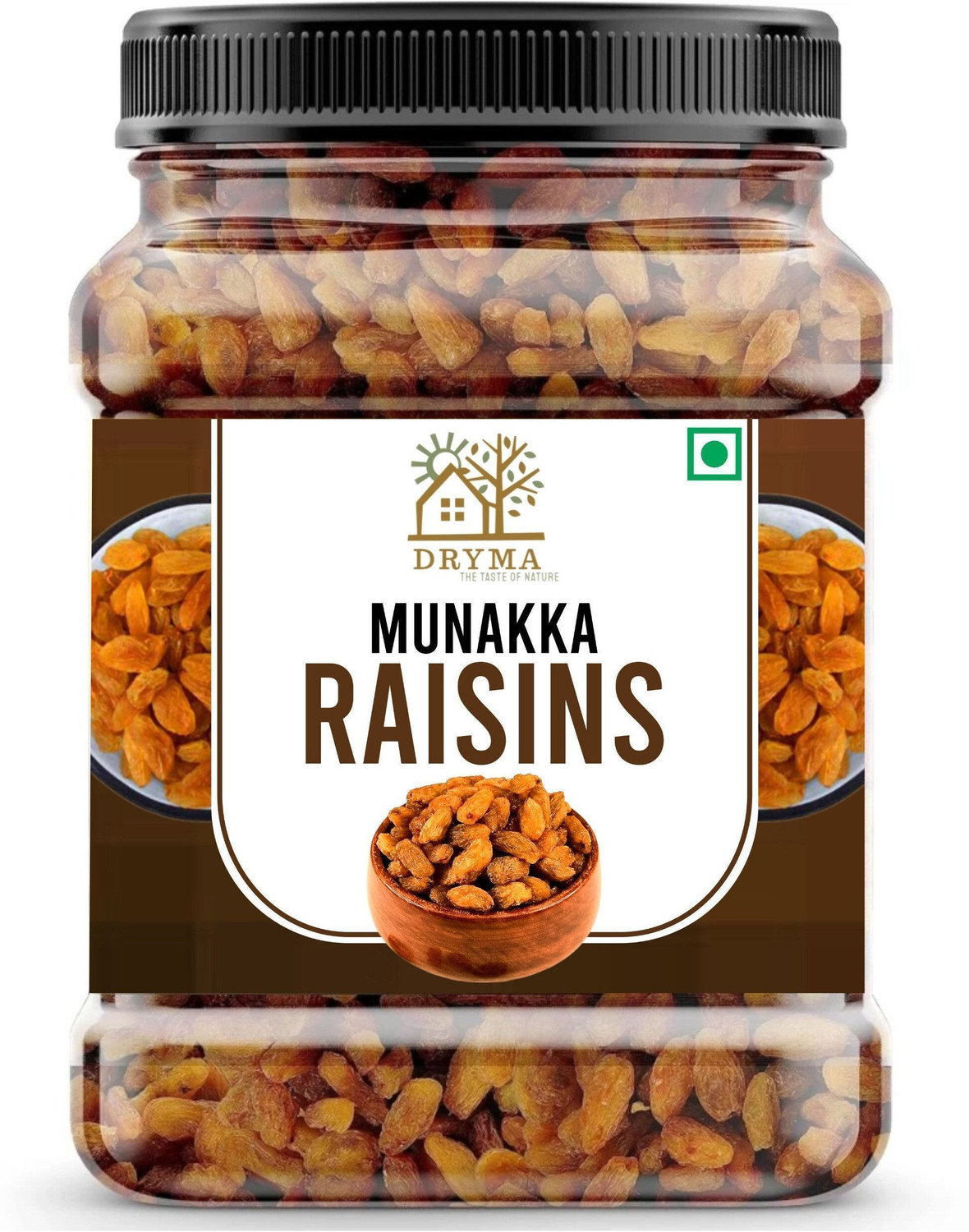 Image of Dryma Munakka (Abjosh) Raisins (Medium Size) Raisins 500 gm Raisins