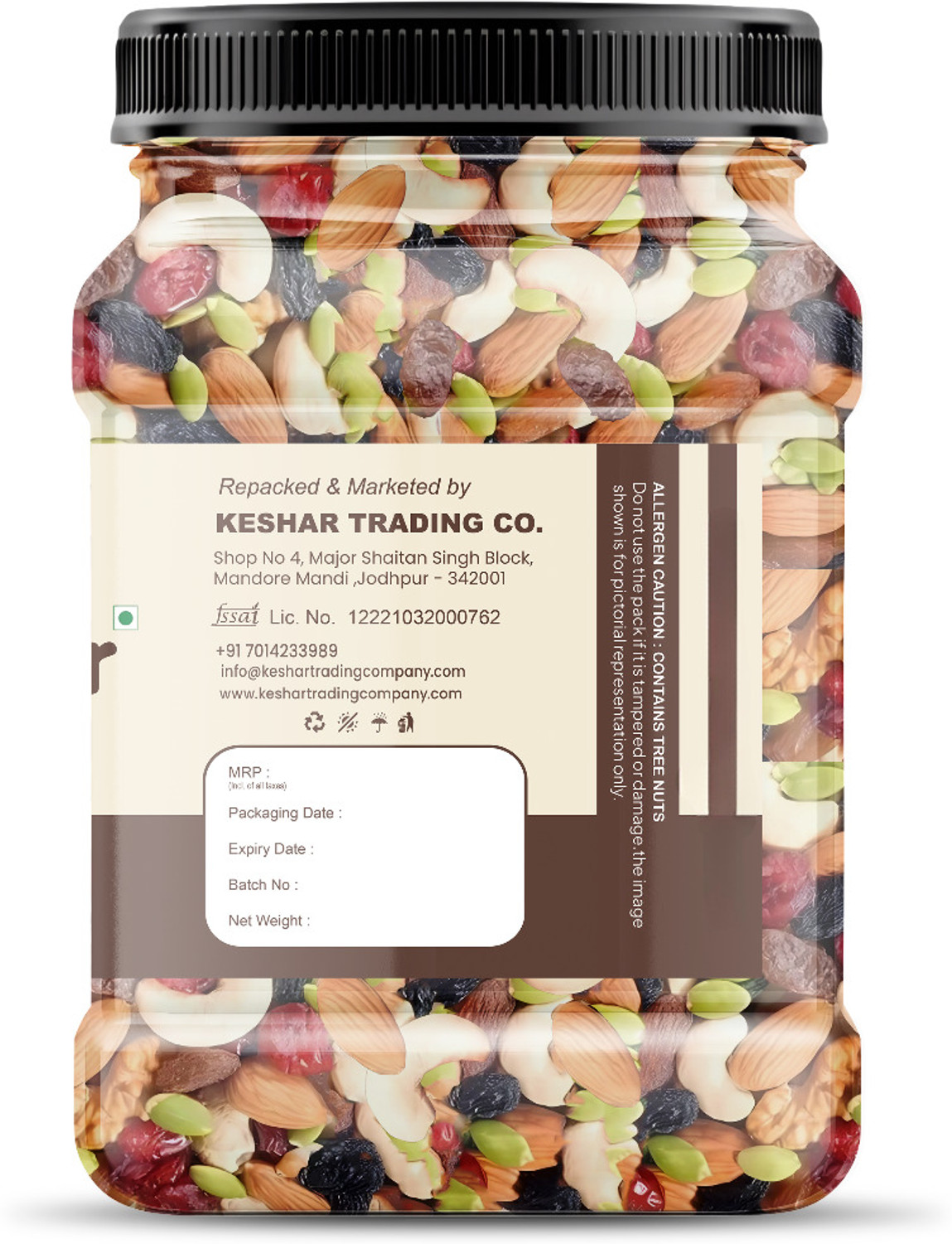 Image of HighFresh Premium Energy Booster Nutmix | Healthy Snack , Rich in Protein & Fiber | Assorted Seeds & Nuts