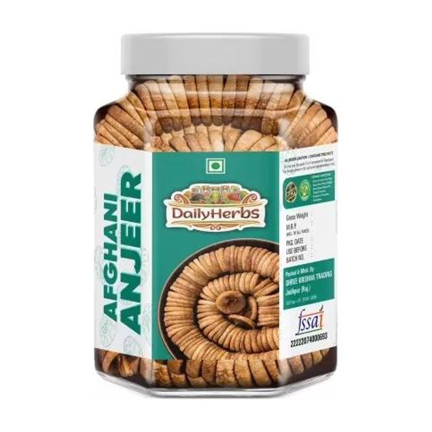 Image of DAILYHERBS Premium Dried Afghani Anjeer / Figs | Fresh Dried Anjeer Figs
