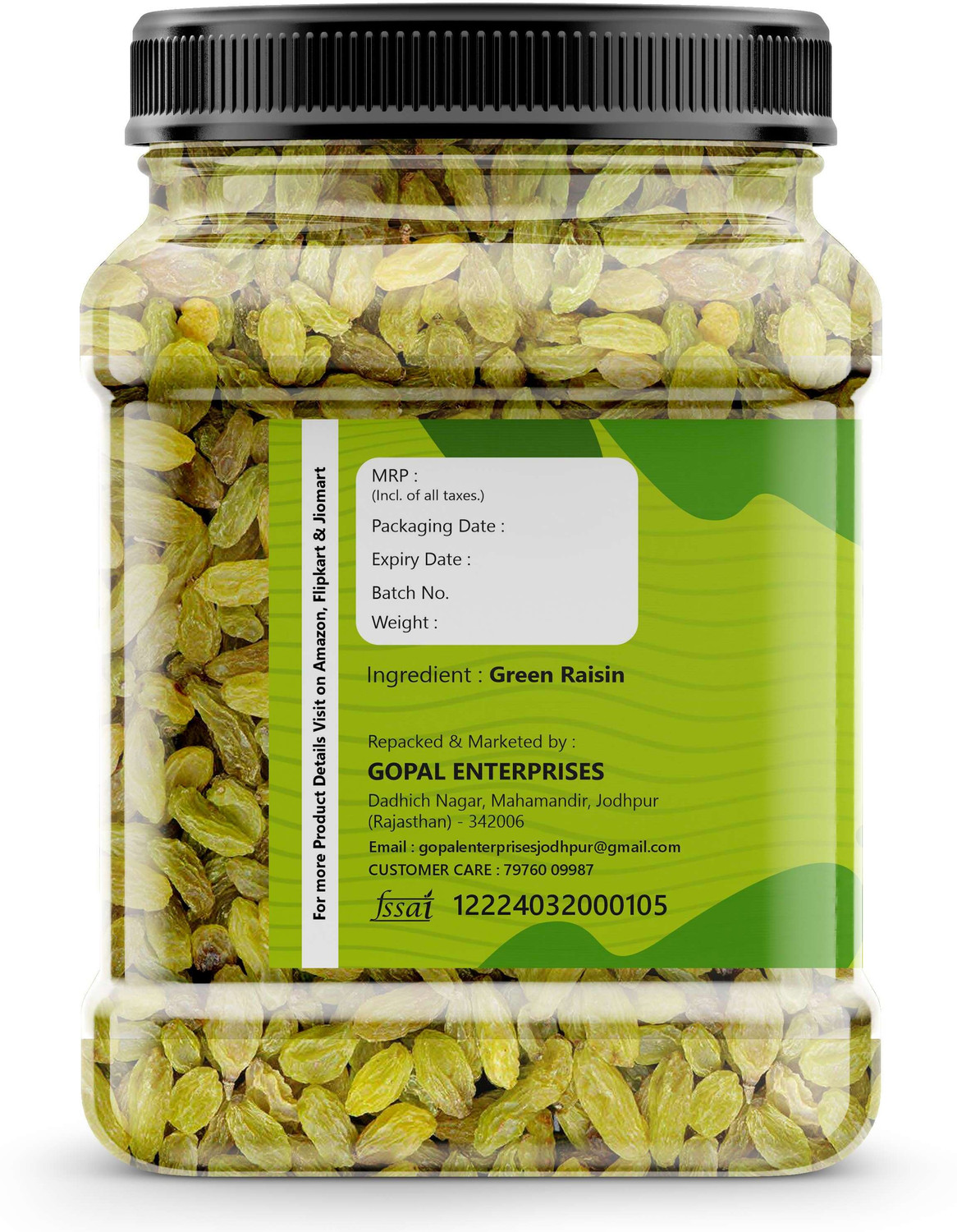 Image of Nutri Hub Green Raisins Raisins