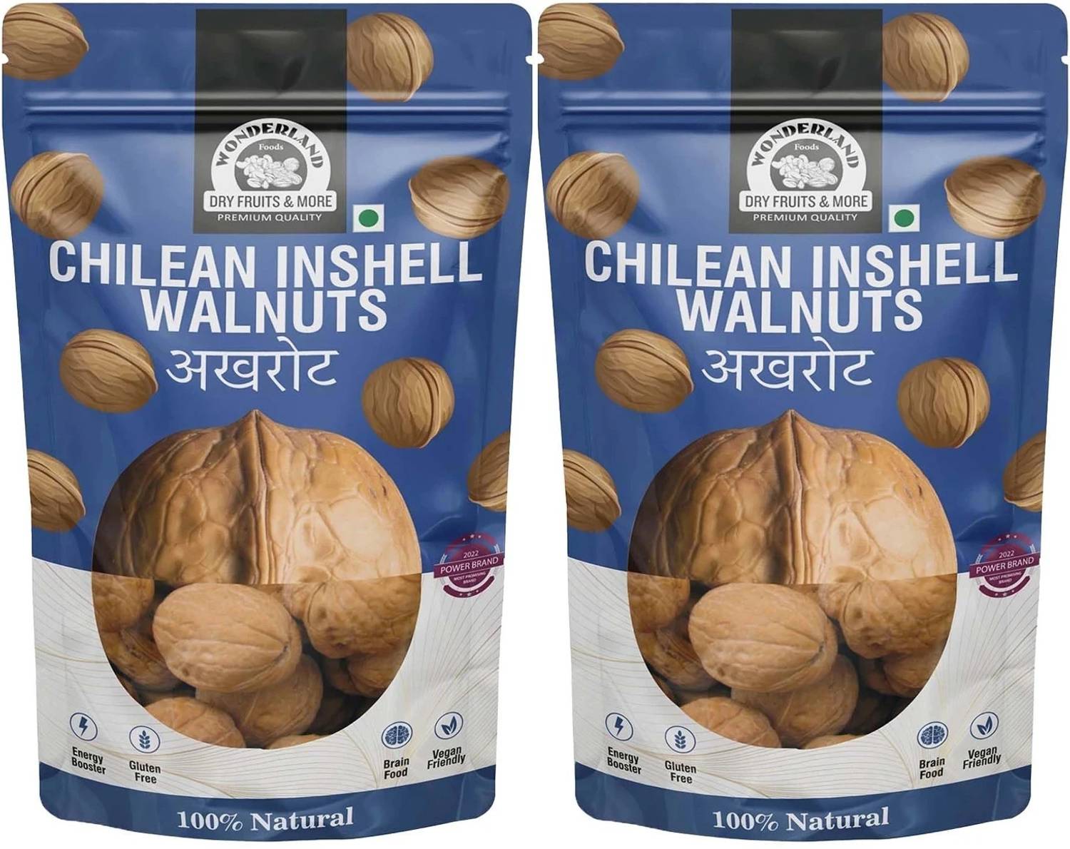 WONDERLAND Dry Fruits Premium Quality Inshell Walnuts