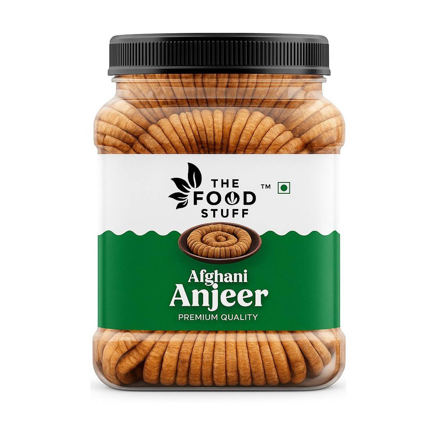 THE FOOD STUFF DRY FIGS PREMIUM ANJEER BOLD AND SOFT FIGS 500gram JAR PACk 003 Figs
