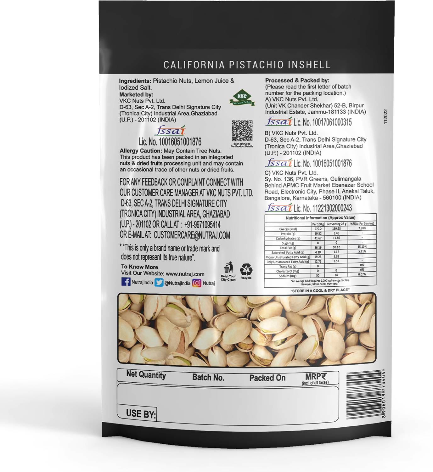Nutraj Super Saver Pack Pistachios, Almonds, Cashews - Image 3