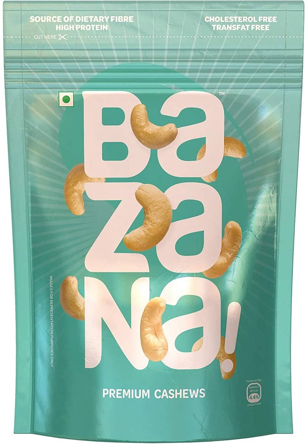 Bazana Premium W320 Grade Kaju, Whole Cashews Cashews