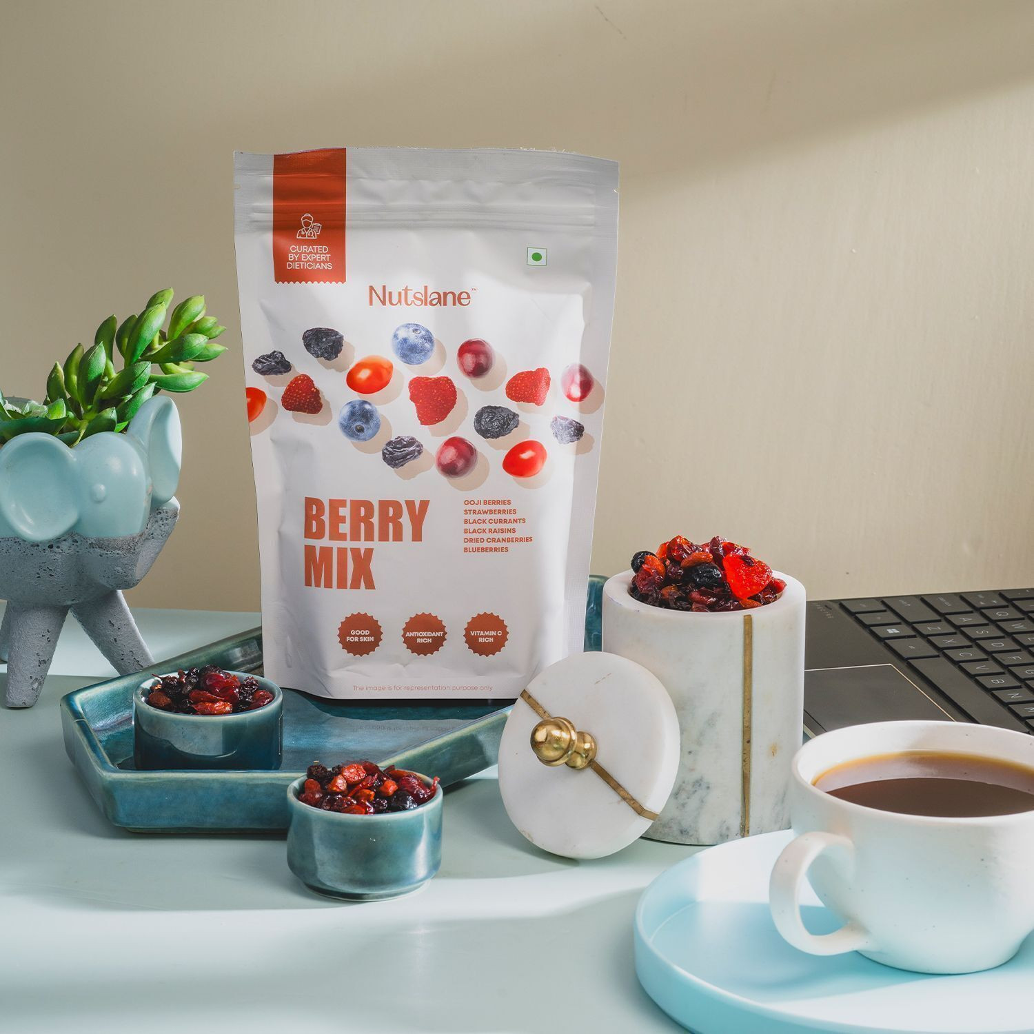 Image of Nutslane Premium Berry Mix ,Rich In Protein Dried Berries - Pack of 2