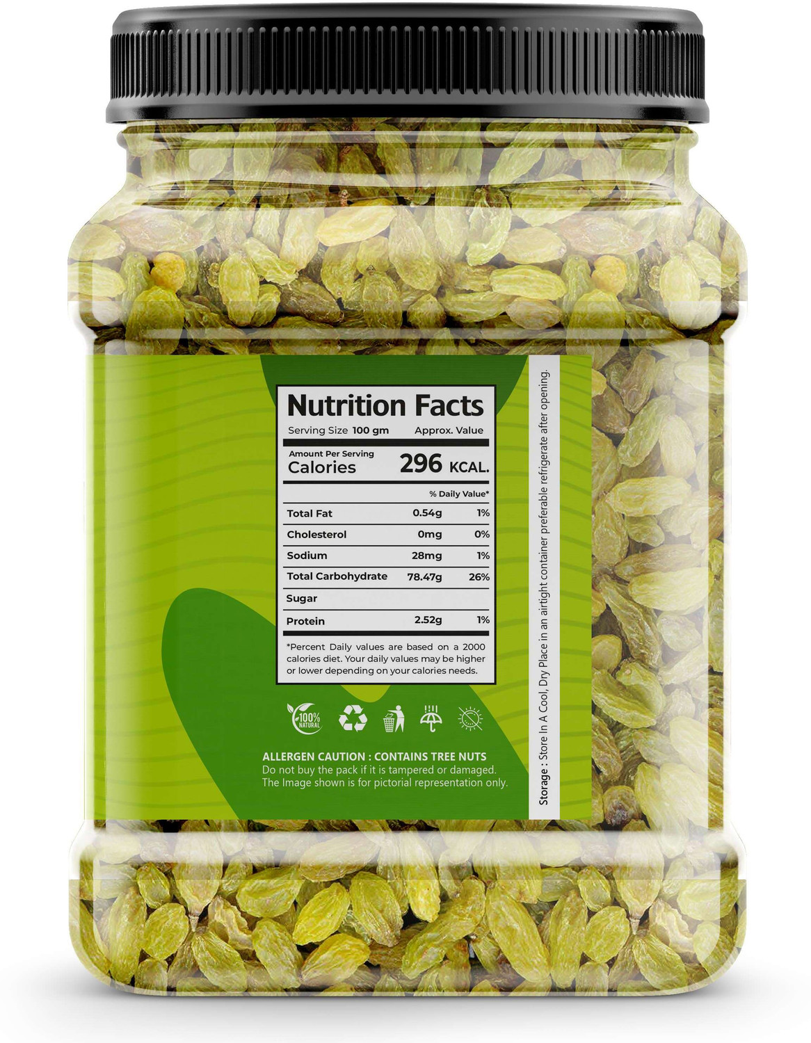 Image of Nutri Hub Green Raisins Raisins