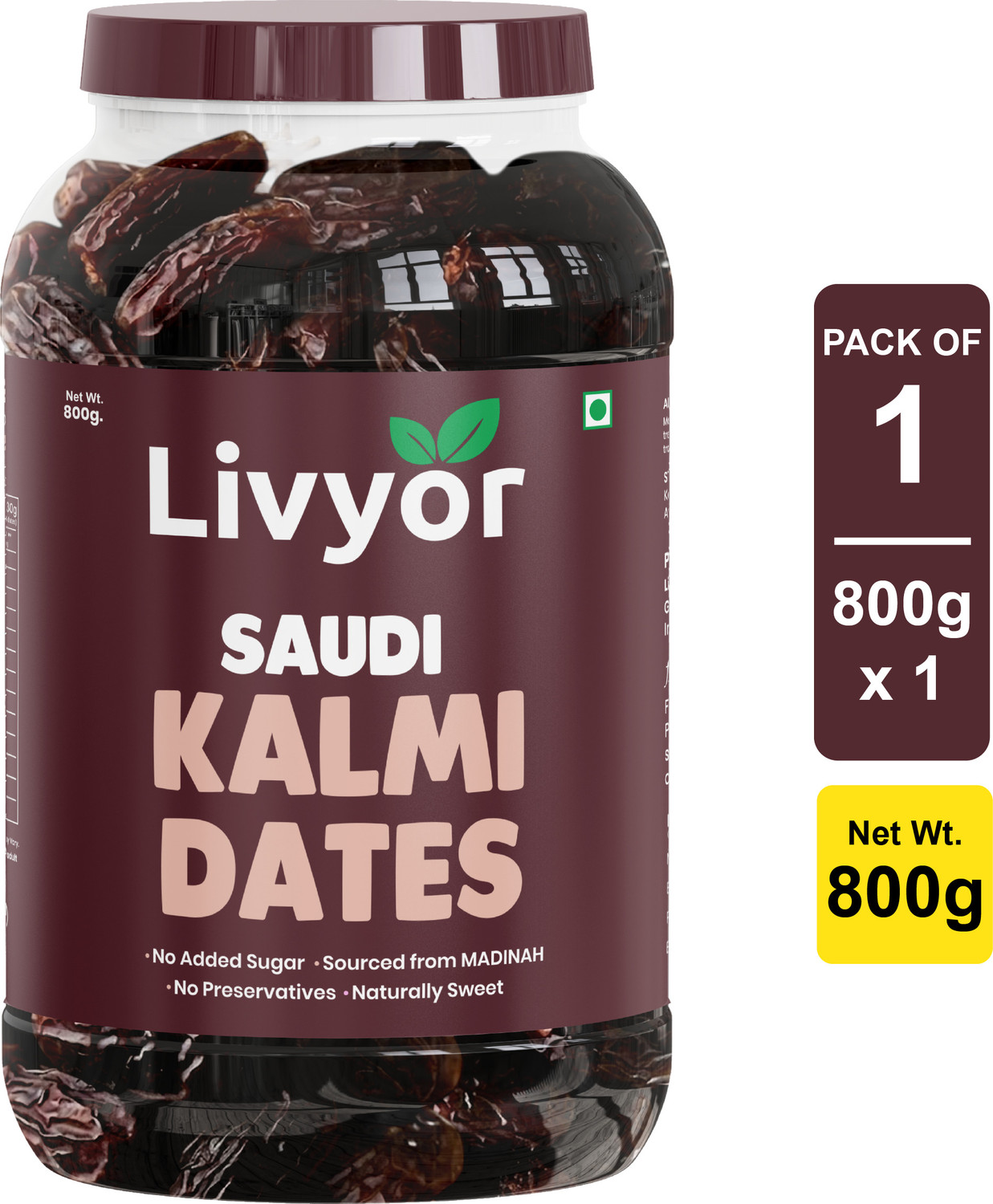 Image of LIVYOR Premium Kalmi Dry Dates
