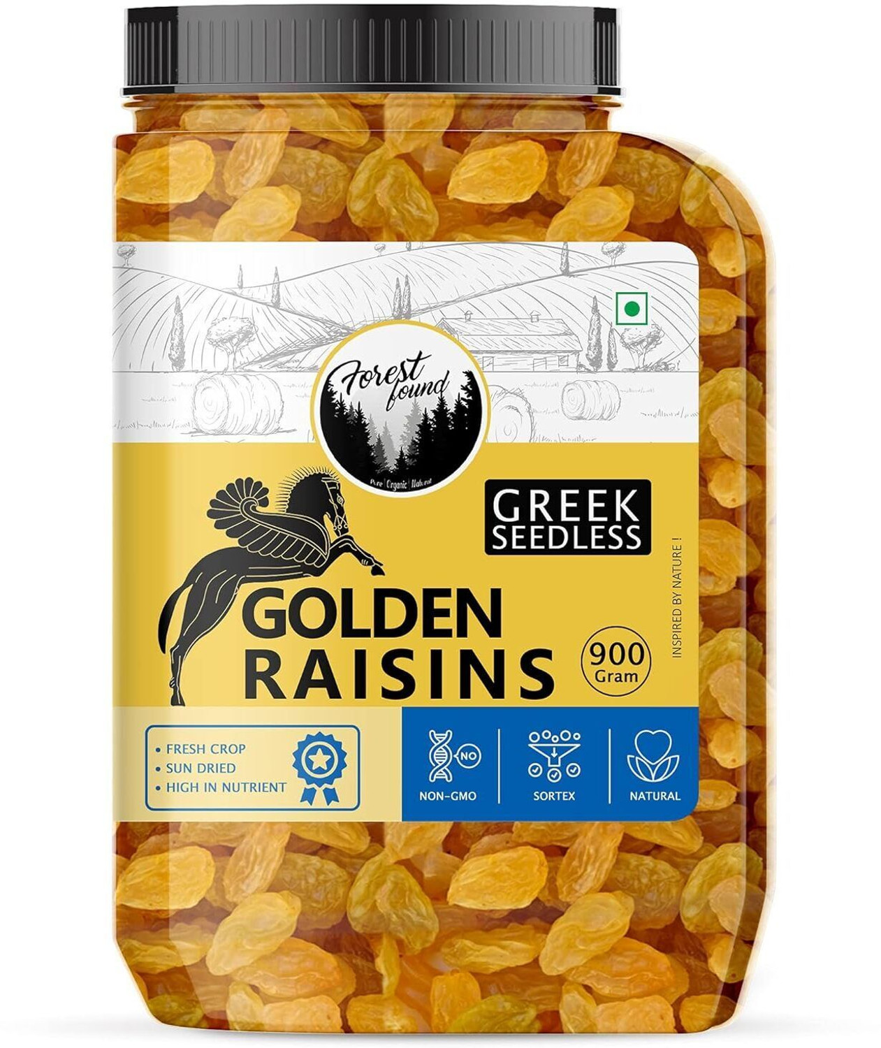 Image of FOREST FOUND Greek Seedless Golden Raisins 900 Gram Raisins