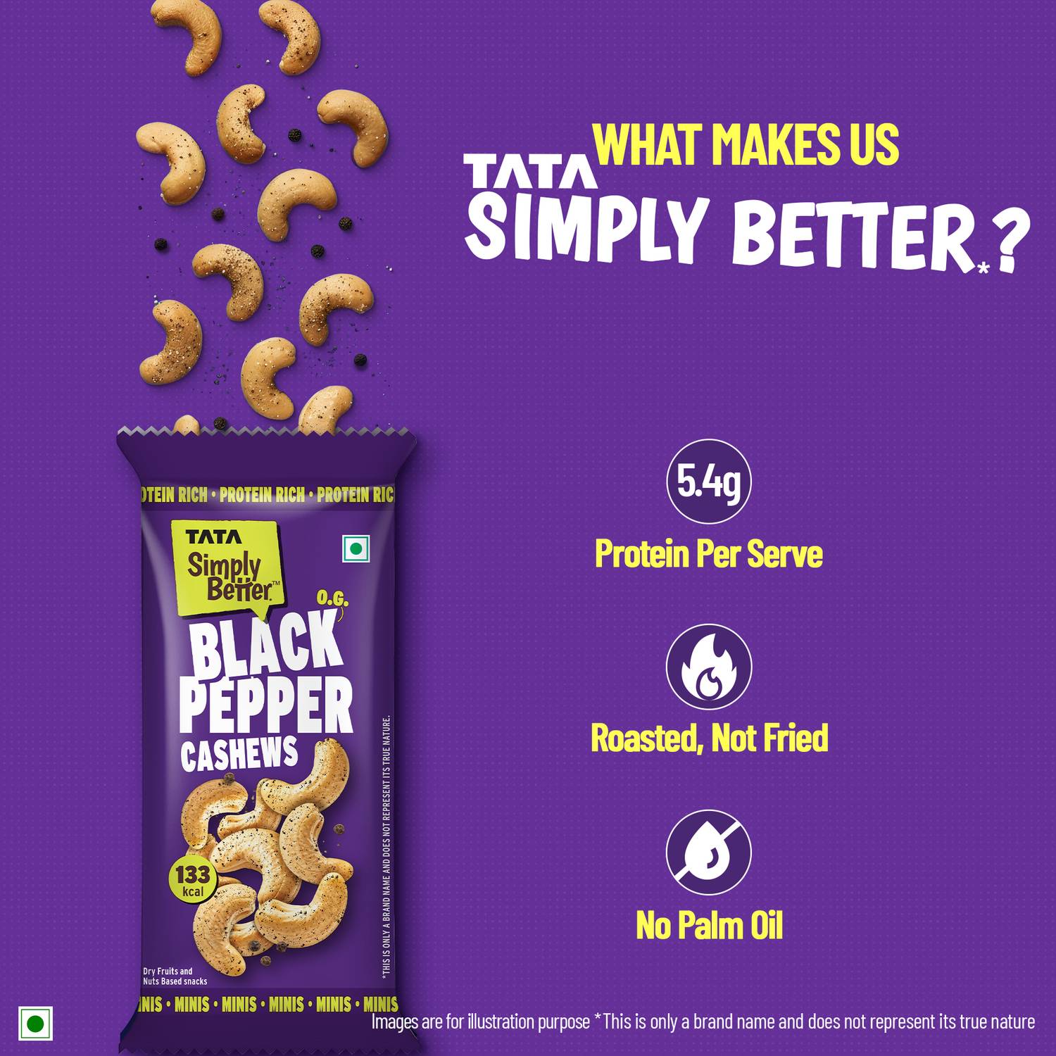 Tata Black Pepper Cashews 23g - Image 4