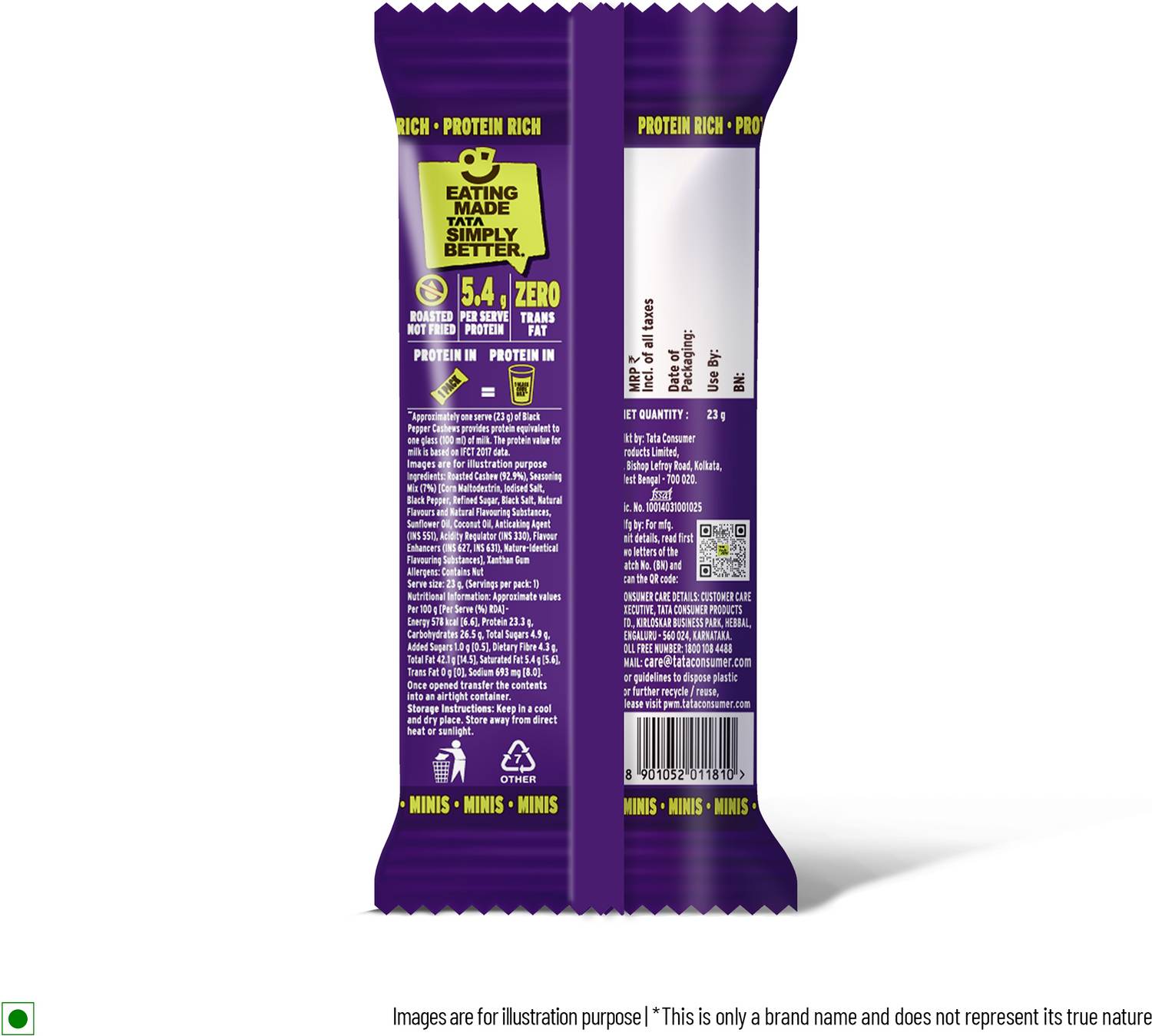 Tata Black Pepper Cashews 23g - Image 2