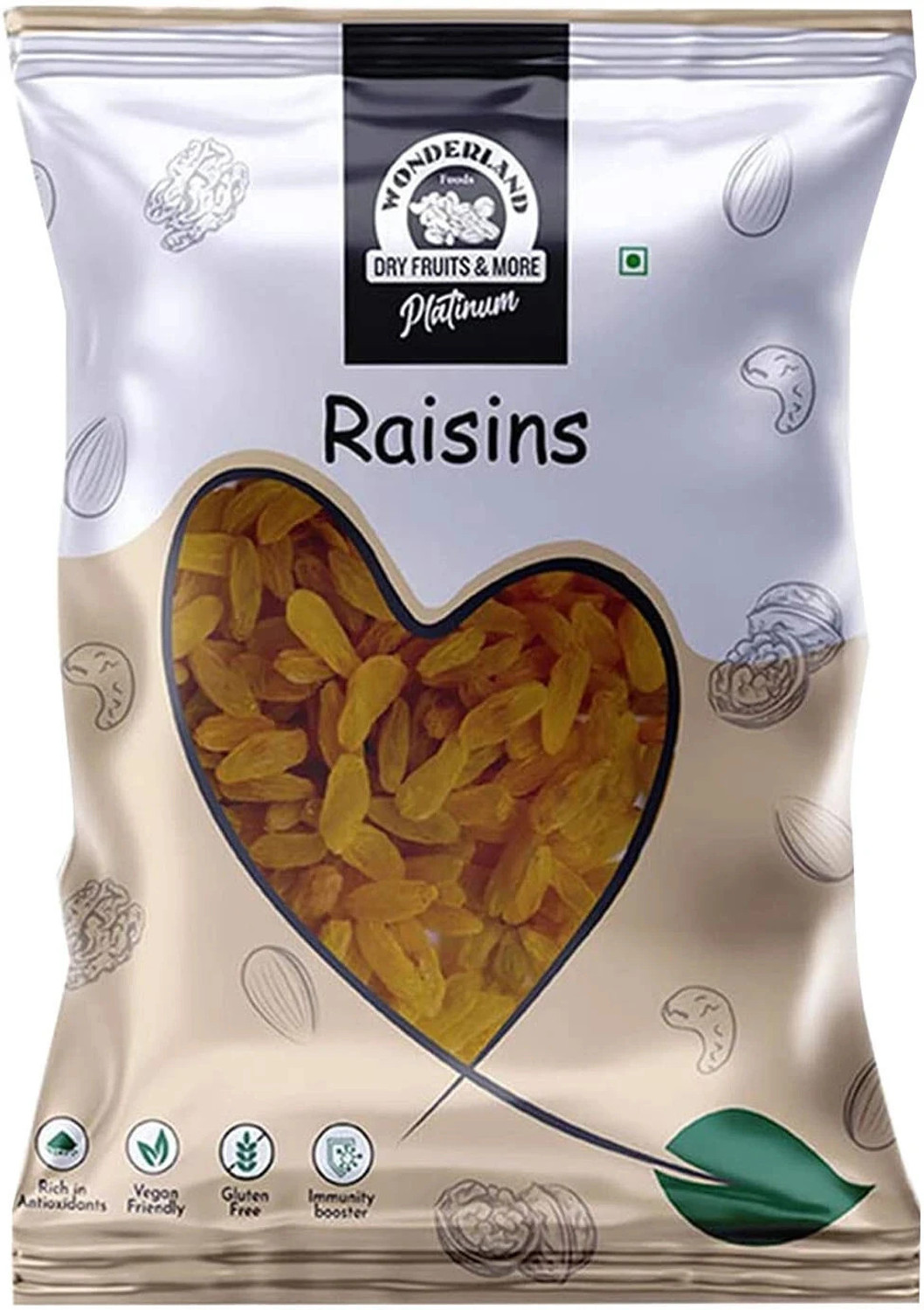 Image of WONDERLAND Foods Plain Kishmish Dry Grapes Raisins