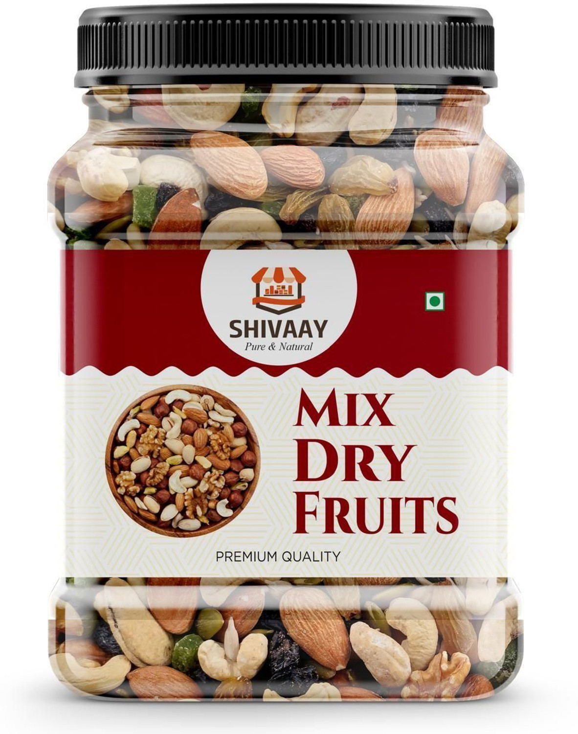 Image of SHIVAAY mixed dry fruits panchmeva premium quality trial nutmix Almonds, Cashews, Raisins, Apricots, Assorted Seeds & Nuts, Dates