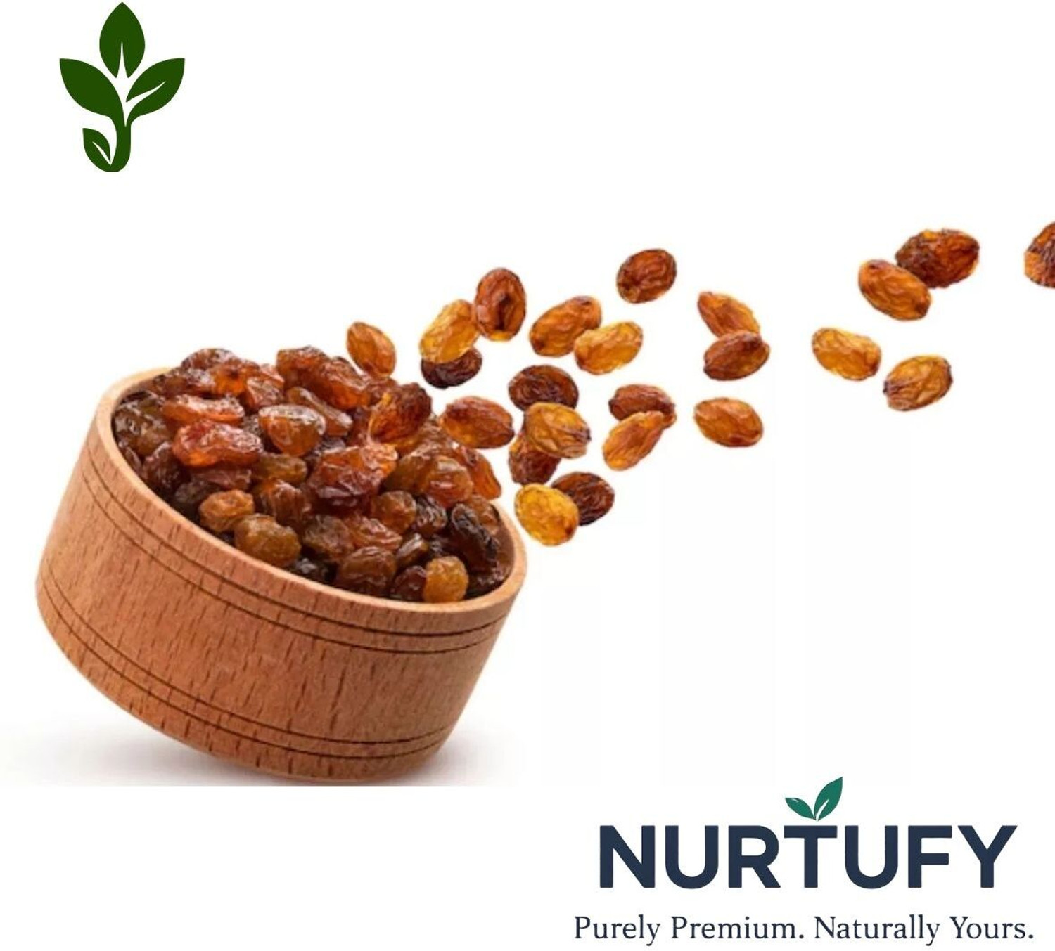 Image of Nurtufy Munakka Raisins | Naturally Sweet | Rich in Iron | Health Booster Raisins