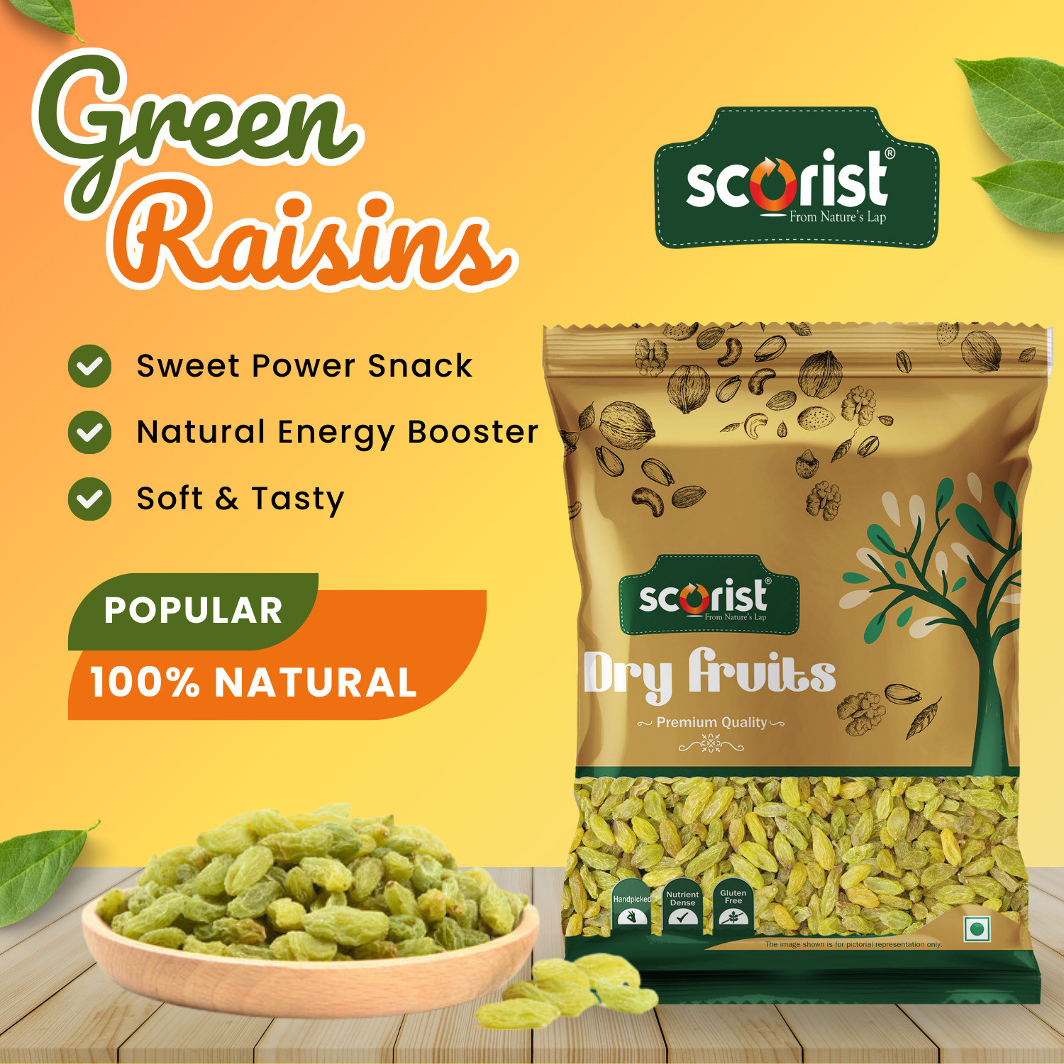 Image of Scorist Popular Raisins (1 x 1 kg)