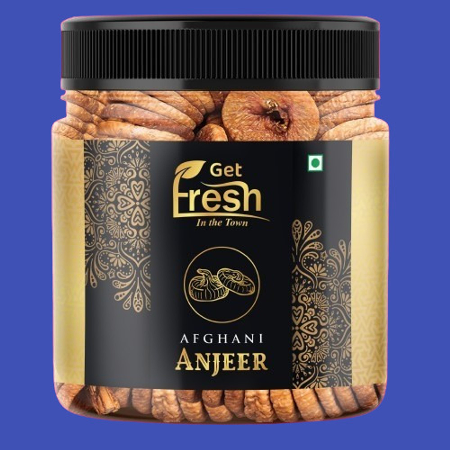 Image of Get Fresh Afghani Anjeer 1kg | Soft Juicy Dried Figs | Healthy Snack Figs