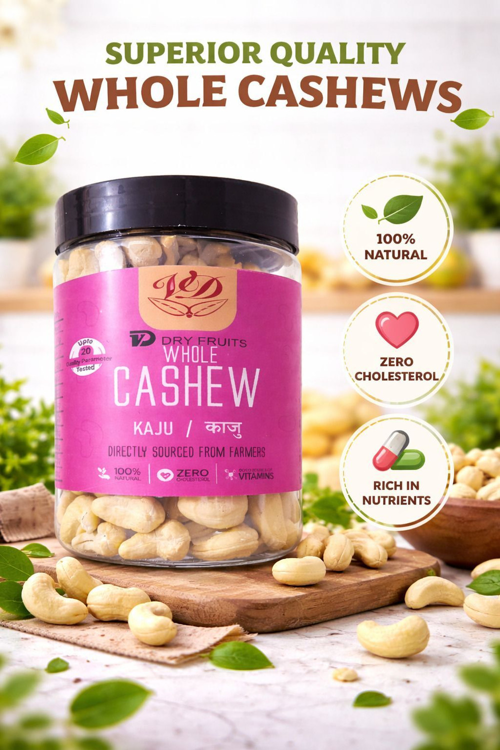 Image of VD Traders Premium Harvest Kaju Cashews