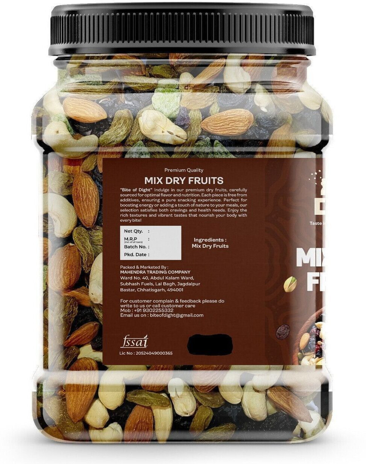 Image of Bite Of Dight Premium Mix Dry Fruits |Healthy Nutmixed|