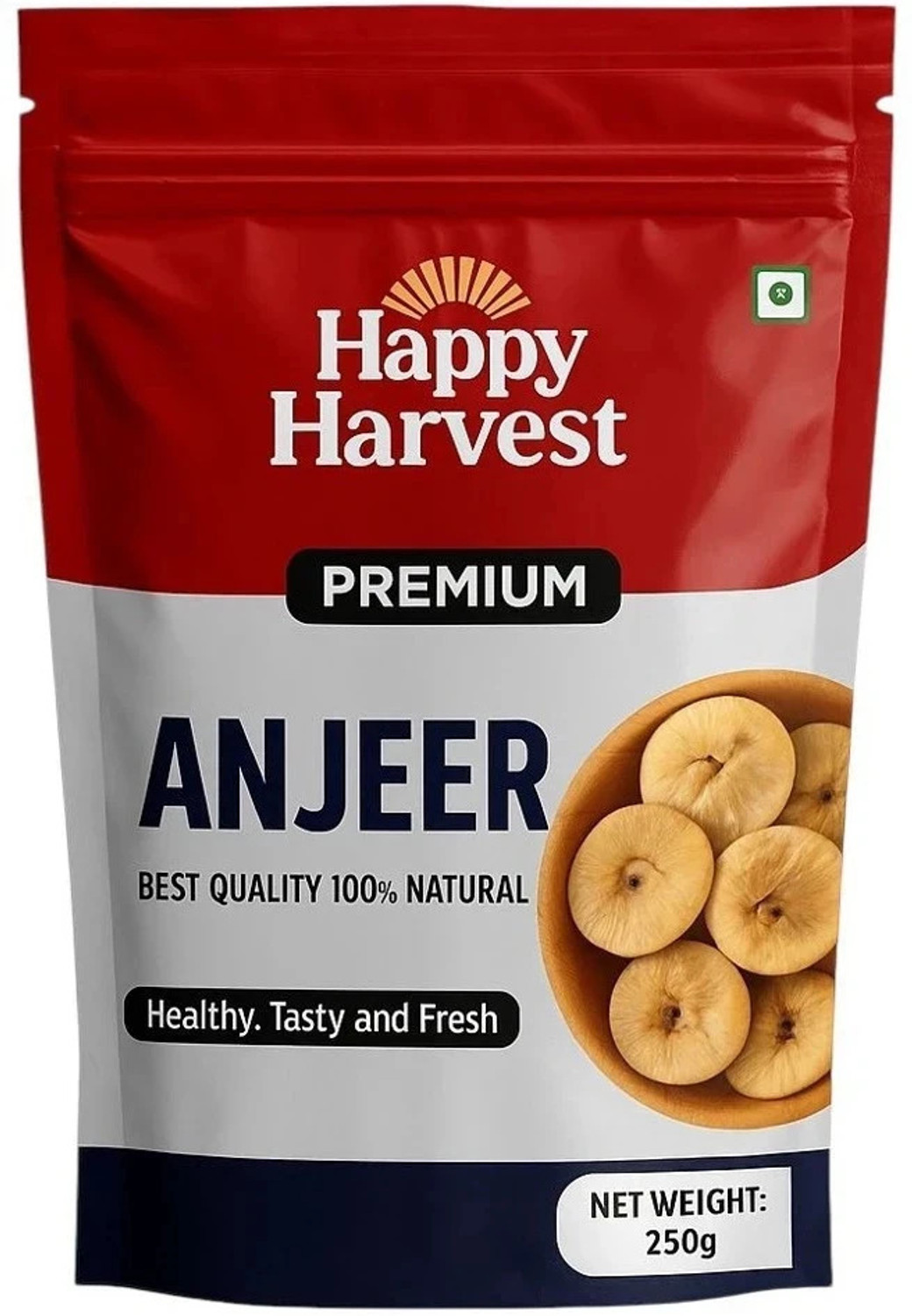 Image of Happy Harvest Anjeer Dry Fruits | Dried Figs- 1000 gm-POUCH Packing Figs
