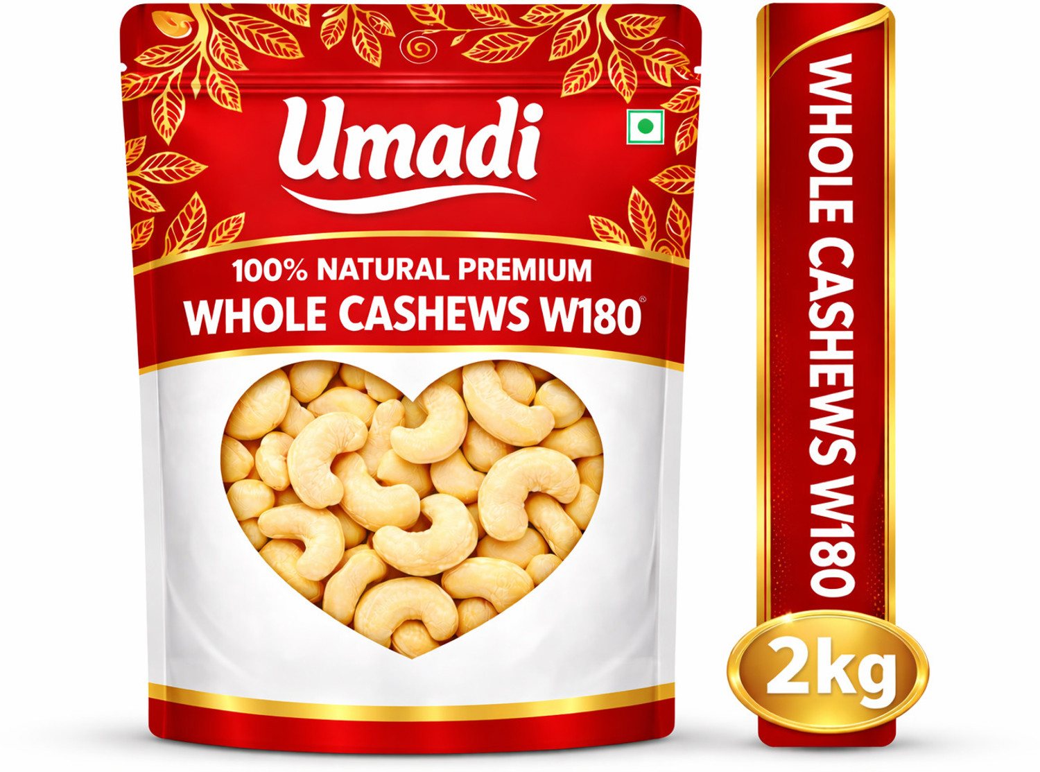 Image of UMADI 100% Natural Premium Whole Cashews W180 Cashews