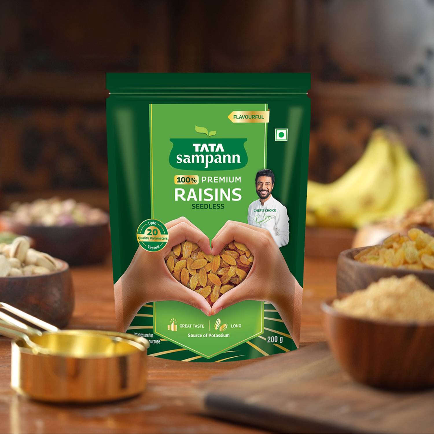 Tata Sampann Premium Quality Kishmish, 100% Pure Raisins - Image 3