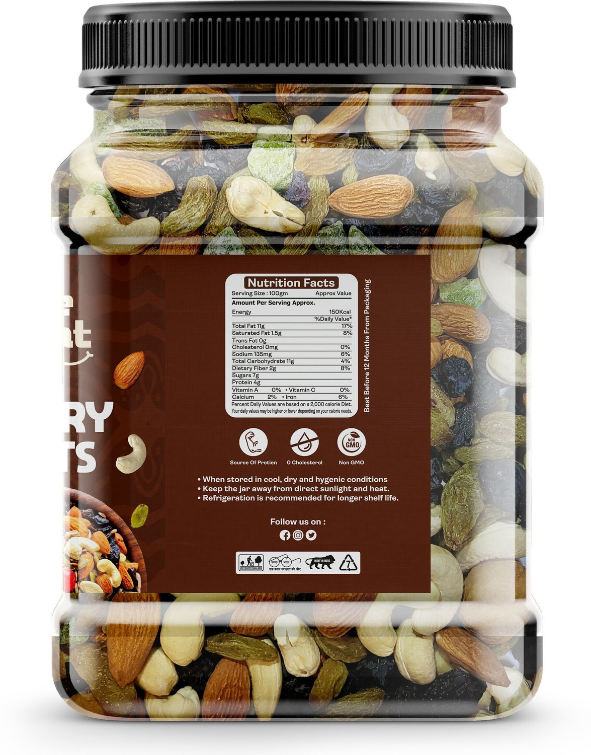 Image of Bite Of Dight Premium Mix Dry Fruits |Healthy Nutmixed|