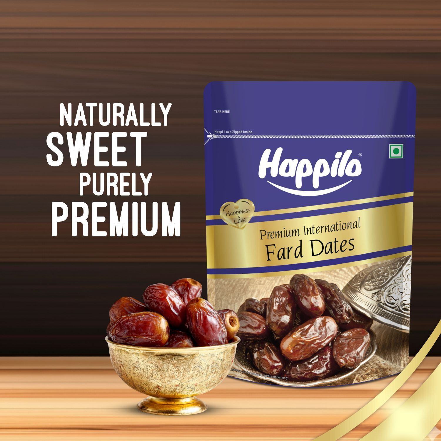 Image of Happilo Premium Fard Dates, Rich in Fiber, Vitamins, and Minerals Dates