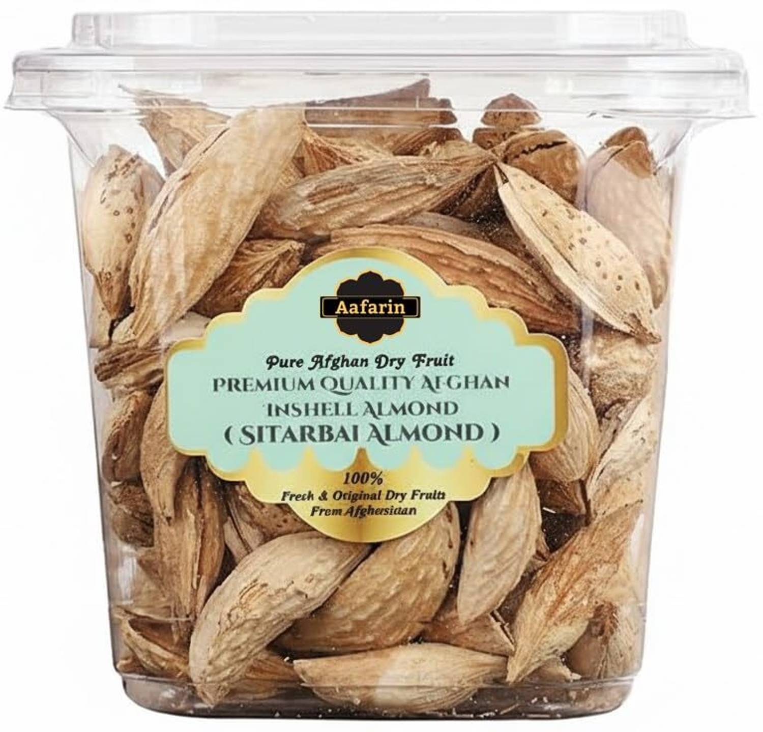Aafarin INSHELL ALMOND ( SITARBAI ALMOND / KAGZI BADAM ) (500 gram) Almonds