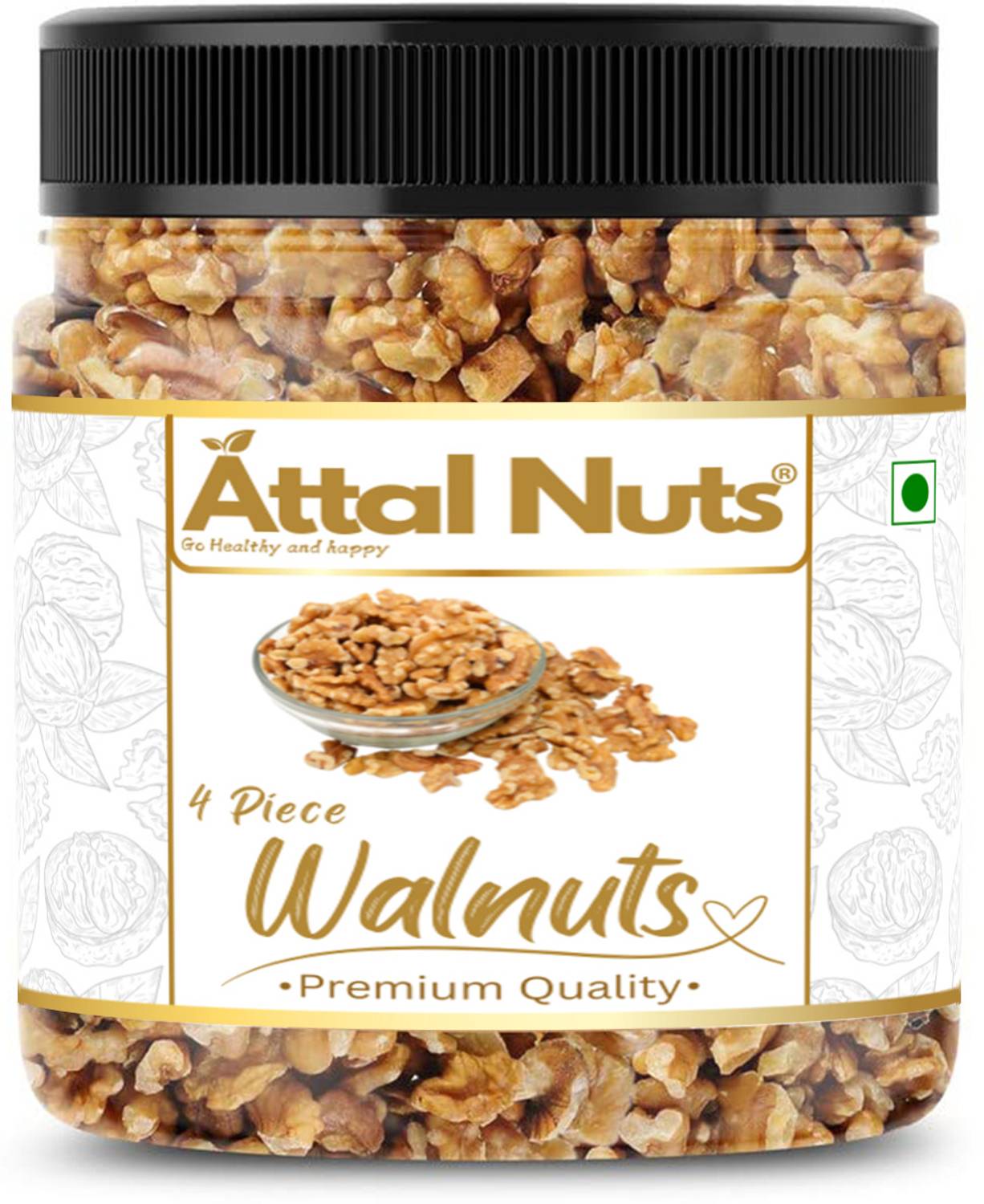 Attal Nuts Premium California Akhrot Giri Broken | Walnut Kernel Without Shell Dry Fruit Walnuts