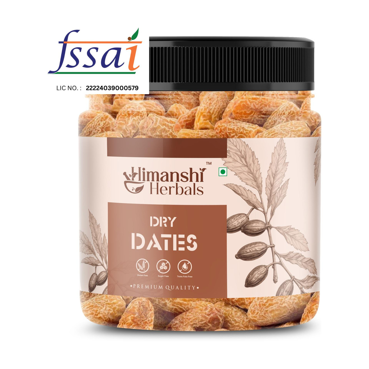 Image of HIMANSHI HERBALS Premium Dates|Sukha Khajoor , Healthy & Nutritious Snack|Chuara Dry Dates