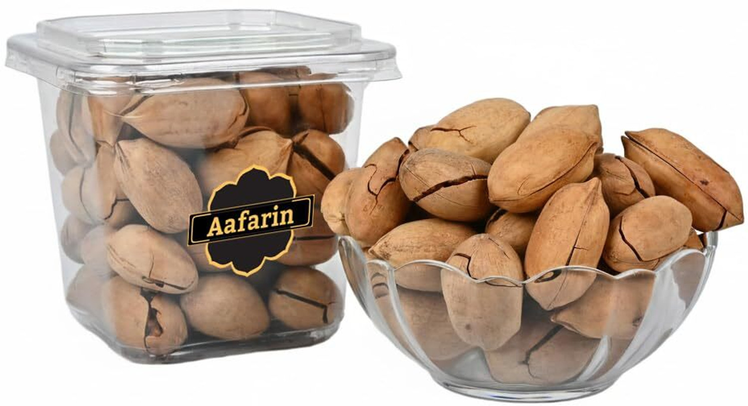 Image of Aafarin Premium Imported Pecan Nuts With Shell- Roasted Vanilla Flavour Pecans