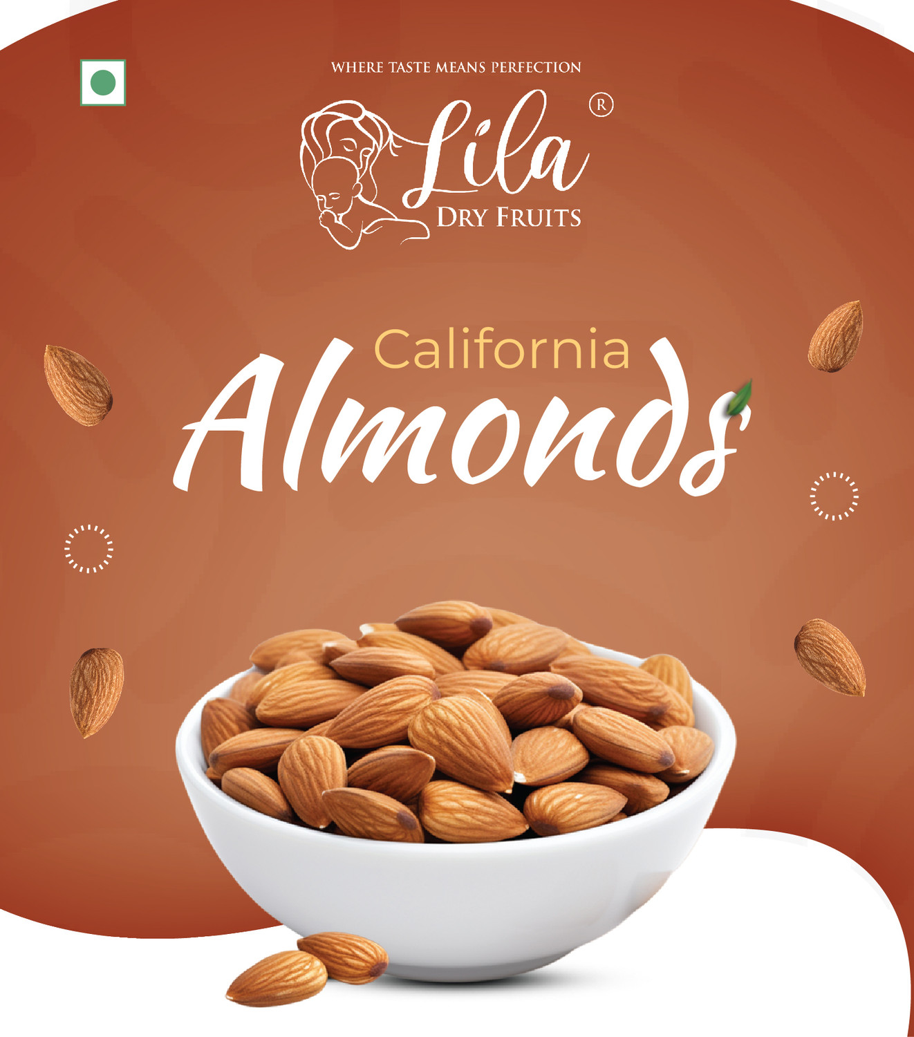 Image of lila dry fruits Almond(100gm), Cashew (100gm), Walnut (100gm) & Figs(100 gm) Combo Almonds, Cashews, Walnuts, Figs