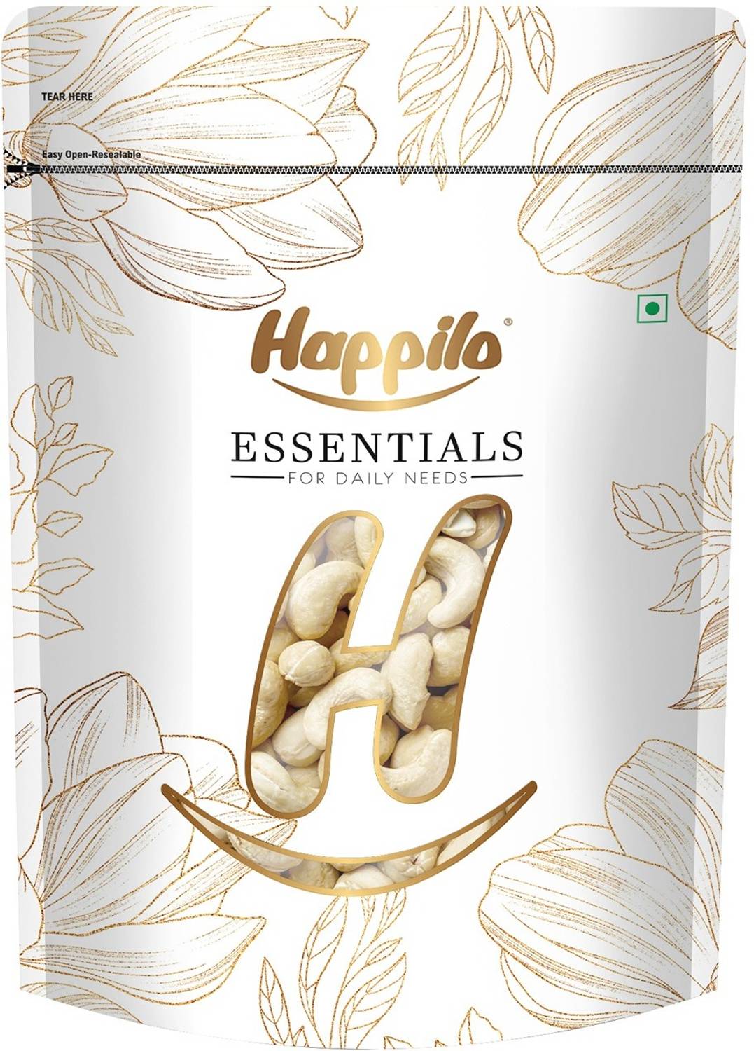 Happilo Essentials Popular Whole Cashews (1 x 1 kg)