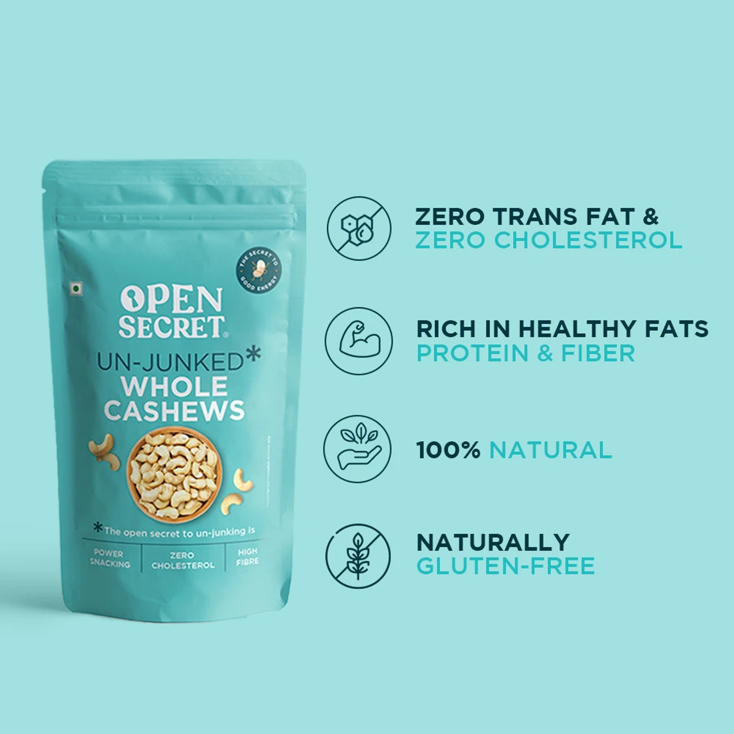 Image of OPEN SECRET Premium Dry Fruits Combo � Badam Almonds, Kaju Cashews, Akhrot Walnuts Assorted Nuts