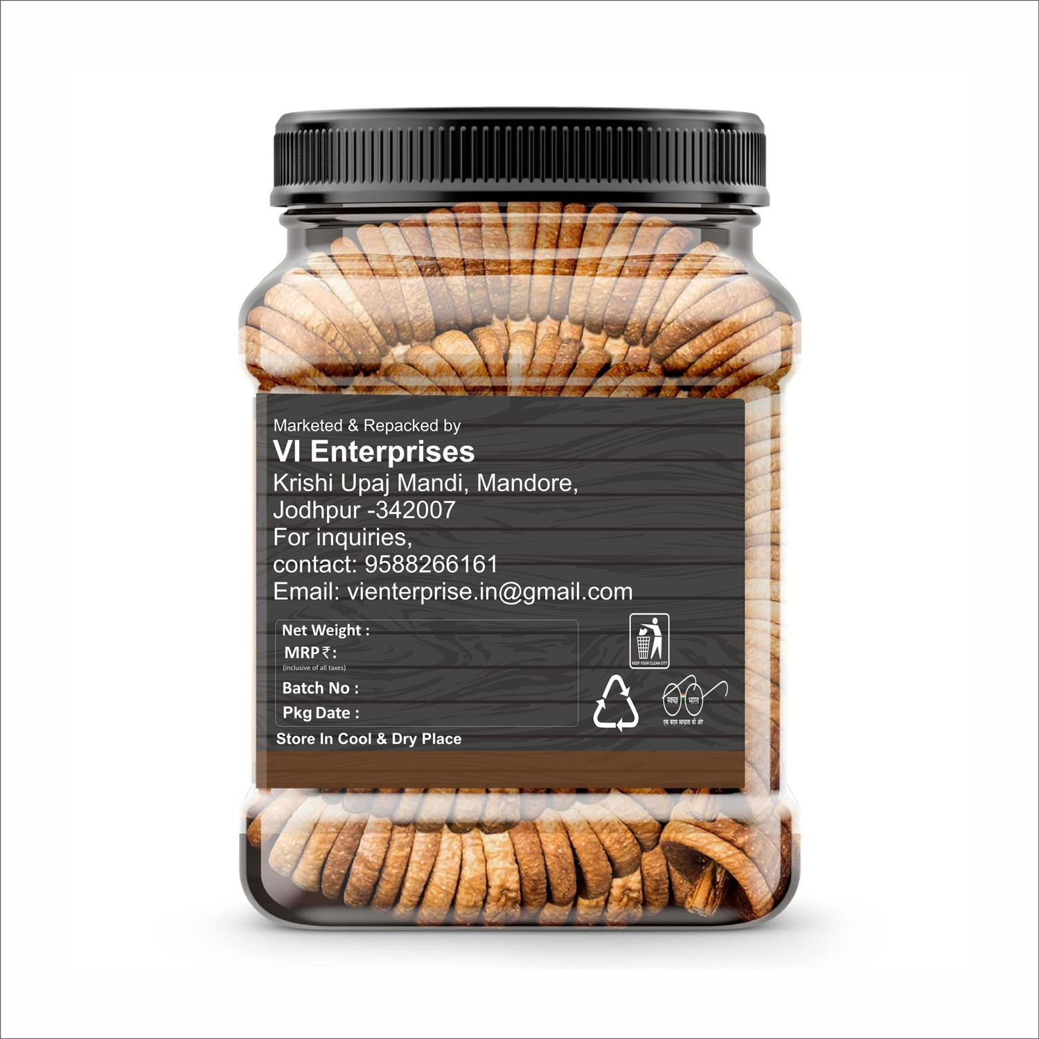 Image of VI PRIME Dried Anjeer | Afghani Premium Dry Figs for Healthy Snacking Figs